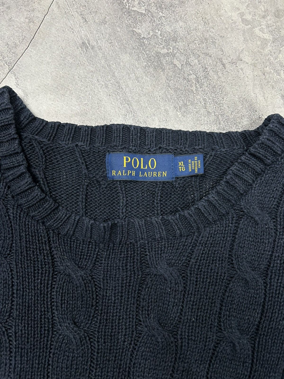 Polo Ralph Lauren × Vintage Vintage Knit Polo Ralph Lauren Golf Sweatshirt Oldmoney Size US XL / EU 56 / 4 - 8 Thumbnail