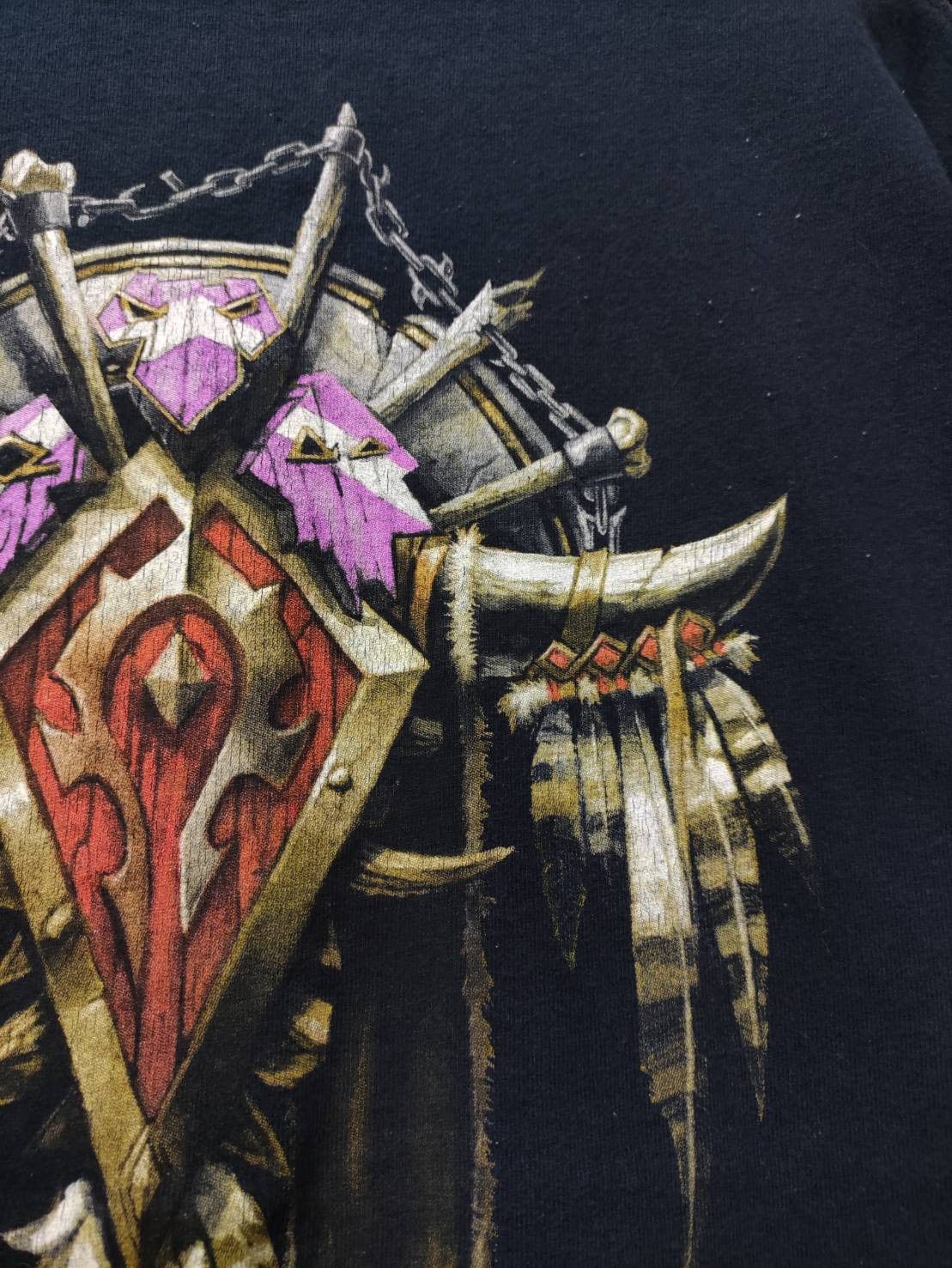 Vintage Vtg 00's World of Warcraft " Horde Crest " Game Promo Size US M / EU 48-50 / 2 - 9 Thumbnail