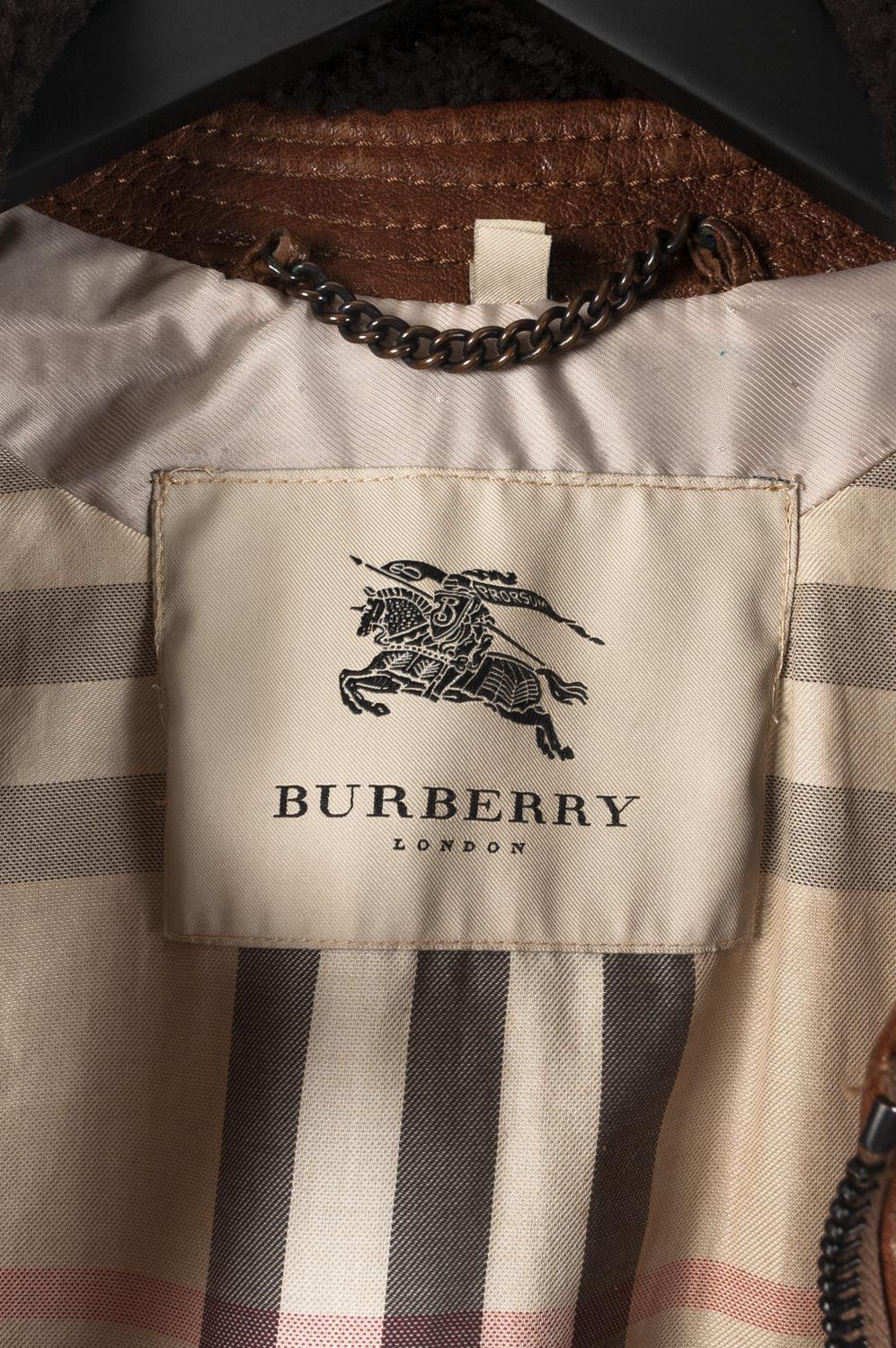 Burberry Burberry Leather Men Jacket London Size US L / EU 52-54 / 3 - 6 Thumbnail