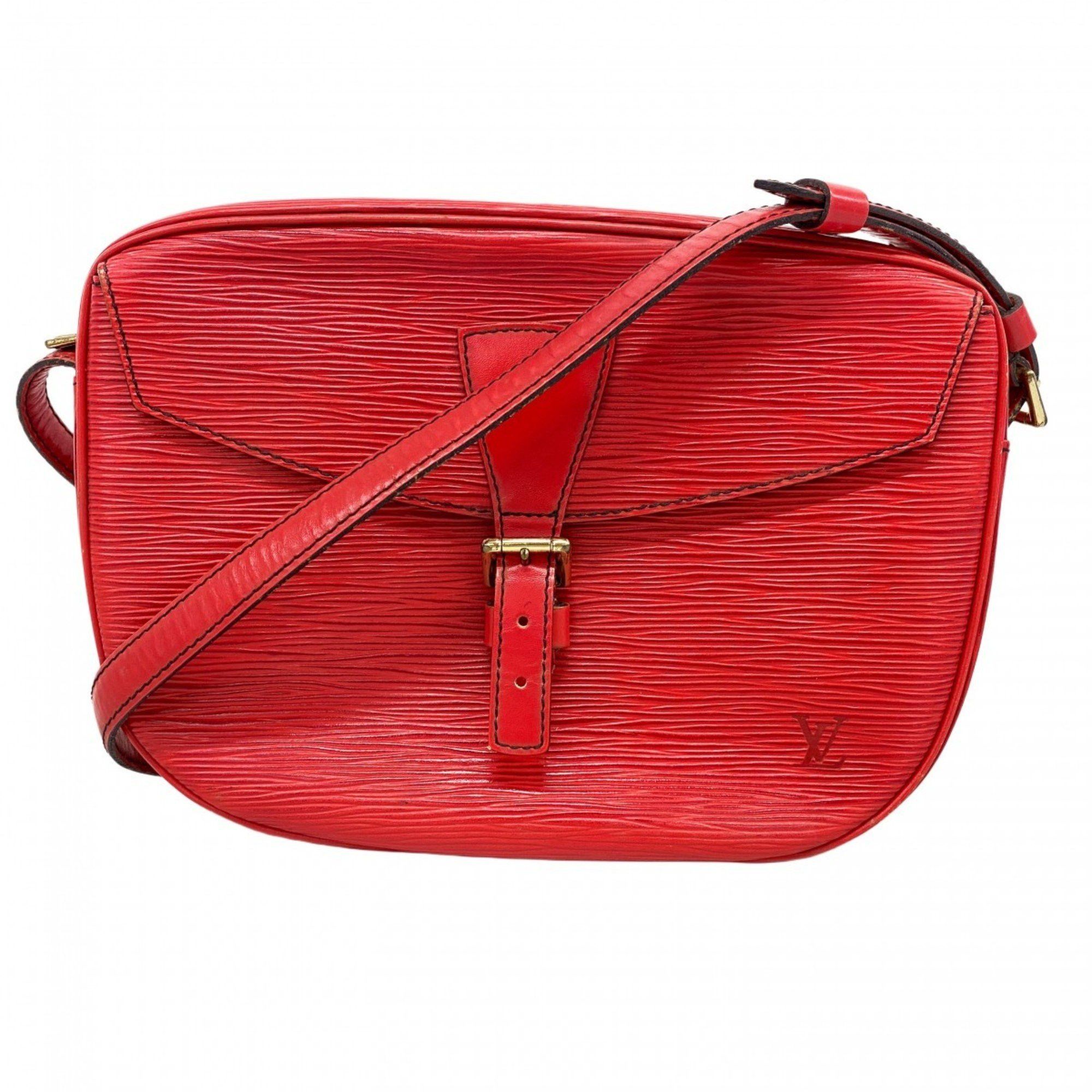 Louis Vuitton Shoulder Bag Epi Jeune Fille M52157 Castilian Red Ladies, Women's