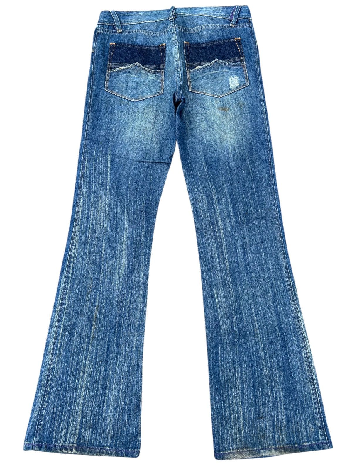 Diesel Flare Diesel Button Fly Distressed Denim Jeans Size US 32 / EU 48 - 2 Thumbnail