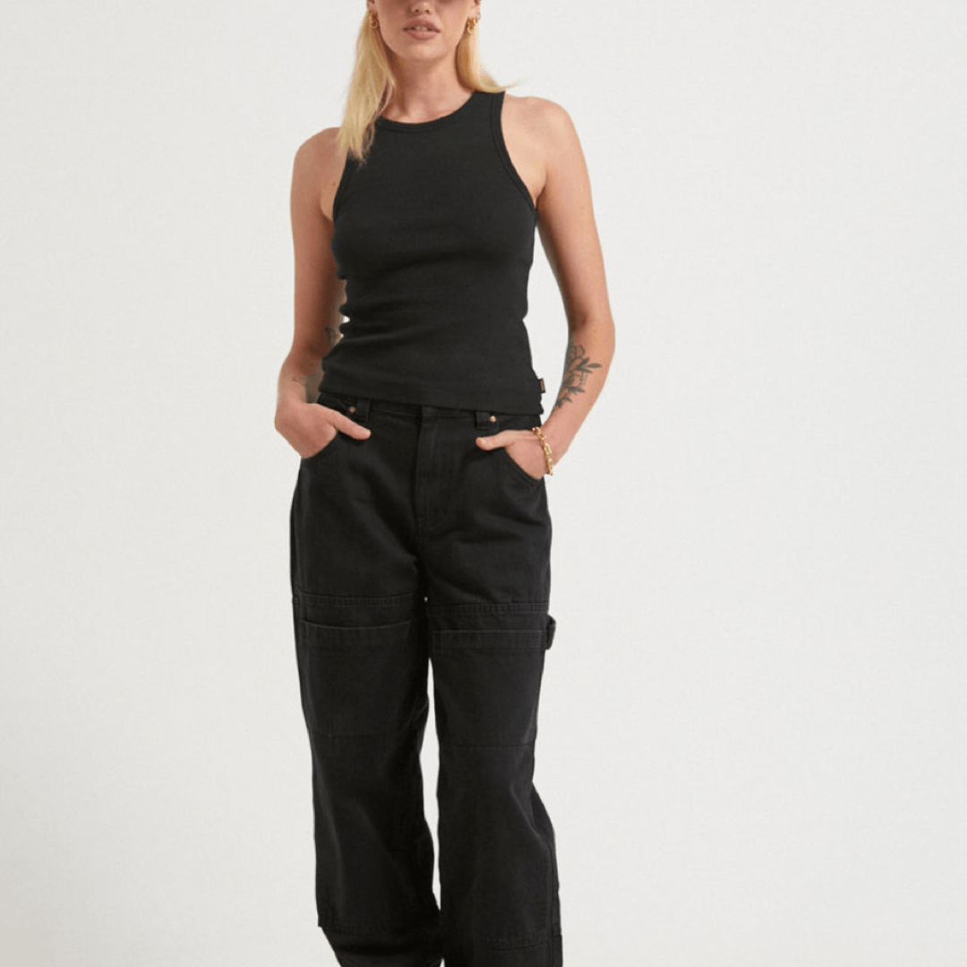 Afends NWT Afends - Lydia - Women's Hemp Ribbed Tank Top - Small Size S / US 4 / IT 40 - 9 Thumbnail