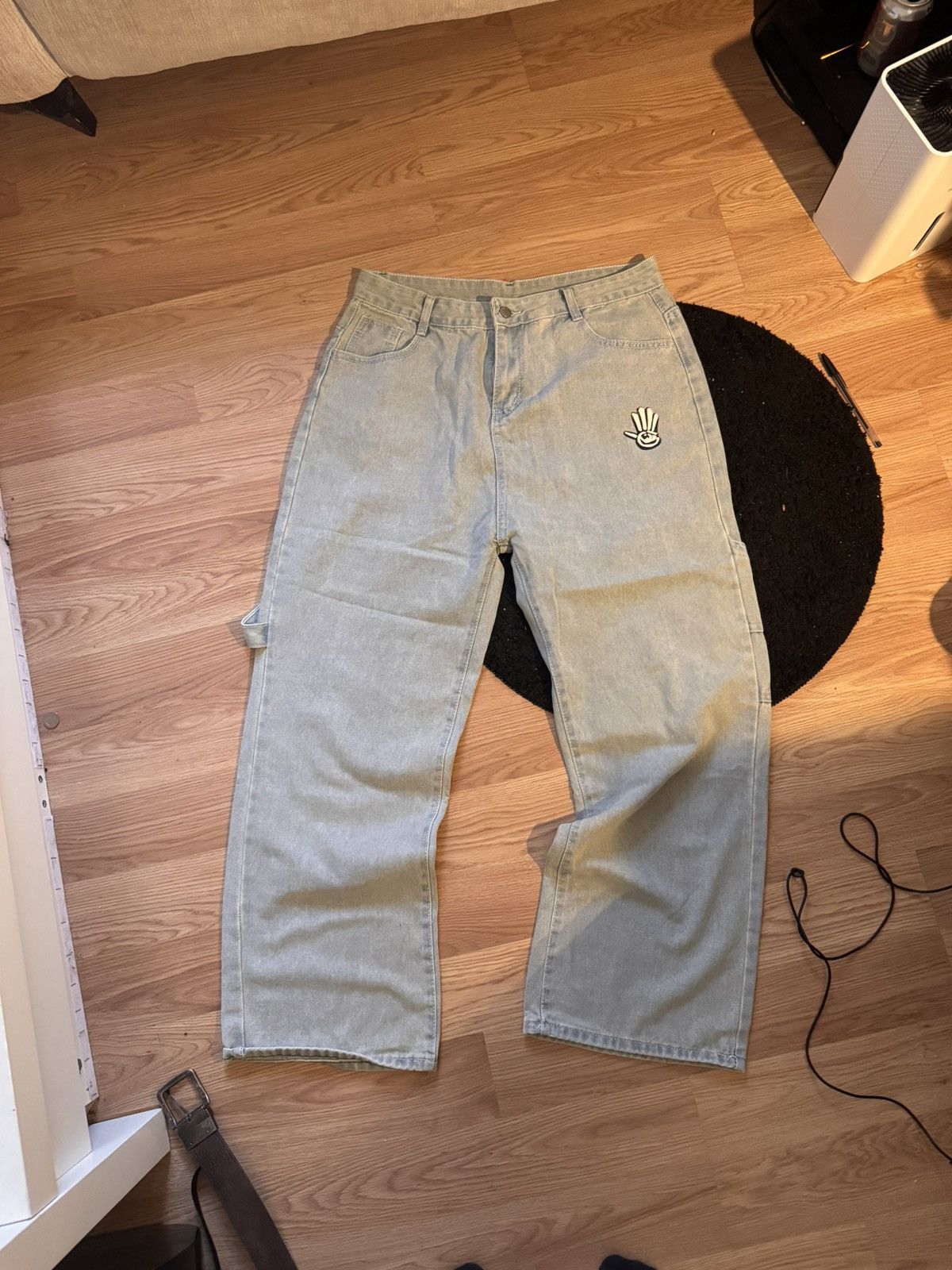 Japanese Brand × Vintage Vintage street wear baggy jeans Size 28" / US 6 / IT 42 - 1 Thumbnail