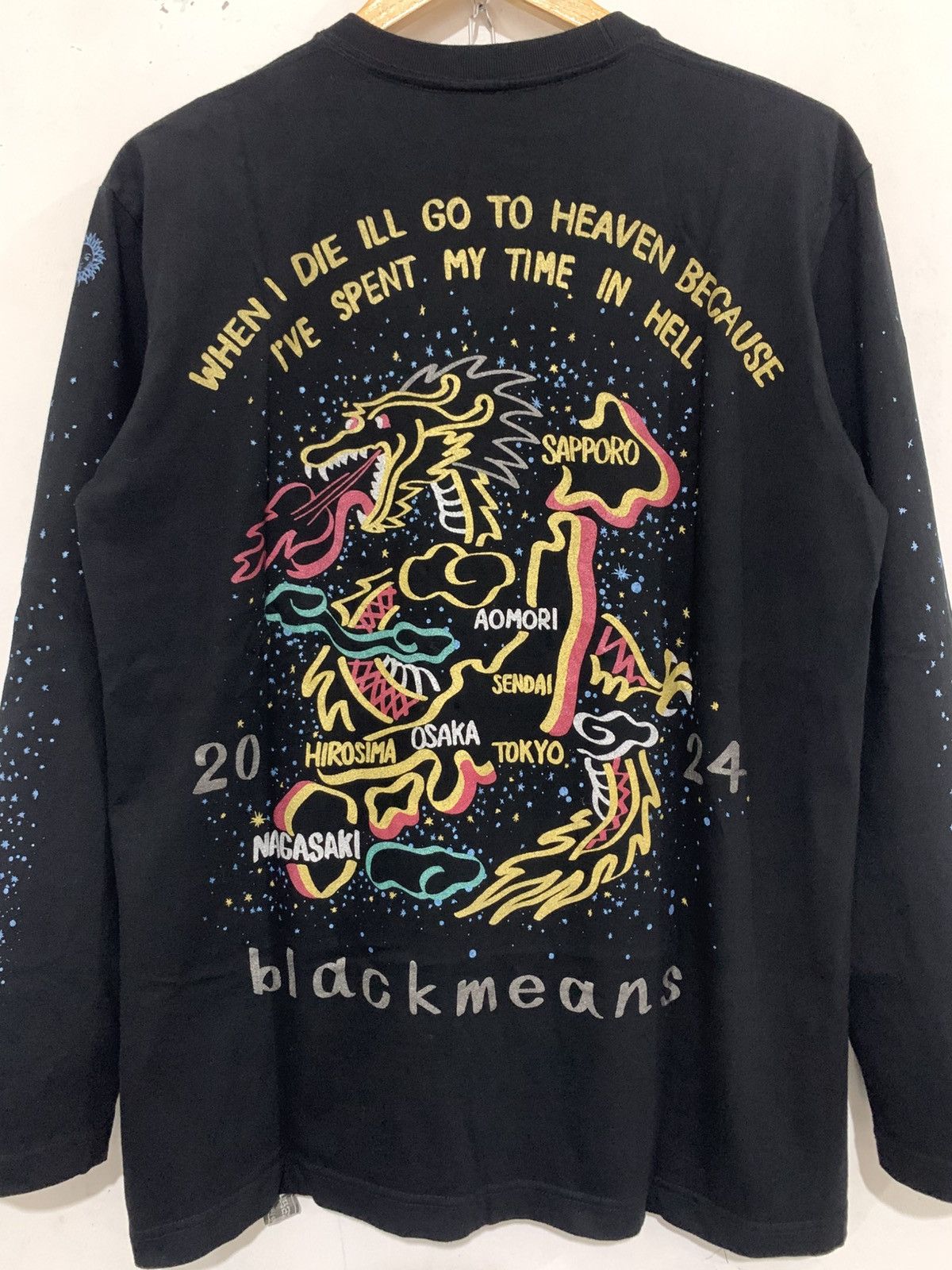 Blackmeans Blackmeans souvenir long sleeve tshirt Size US M / EU 48-50 / 2 - 8 Thumbnail