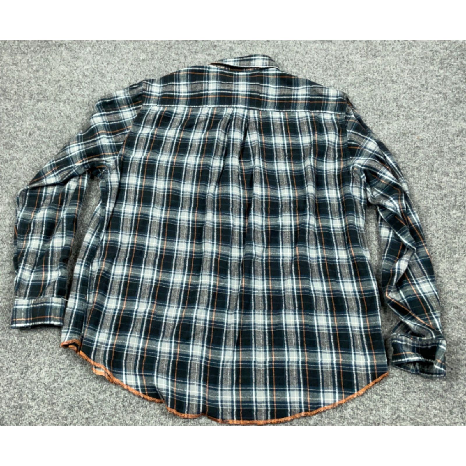 Carbon2Cobalt VINTAGE Carbon2Cobalt Shirt Plaid Flannel Shirt Adult Large Blue Lightweight Grunge Workwear 90s Mens Size US L / EU 52-54 / 3 - 2 Thumbnail