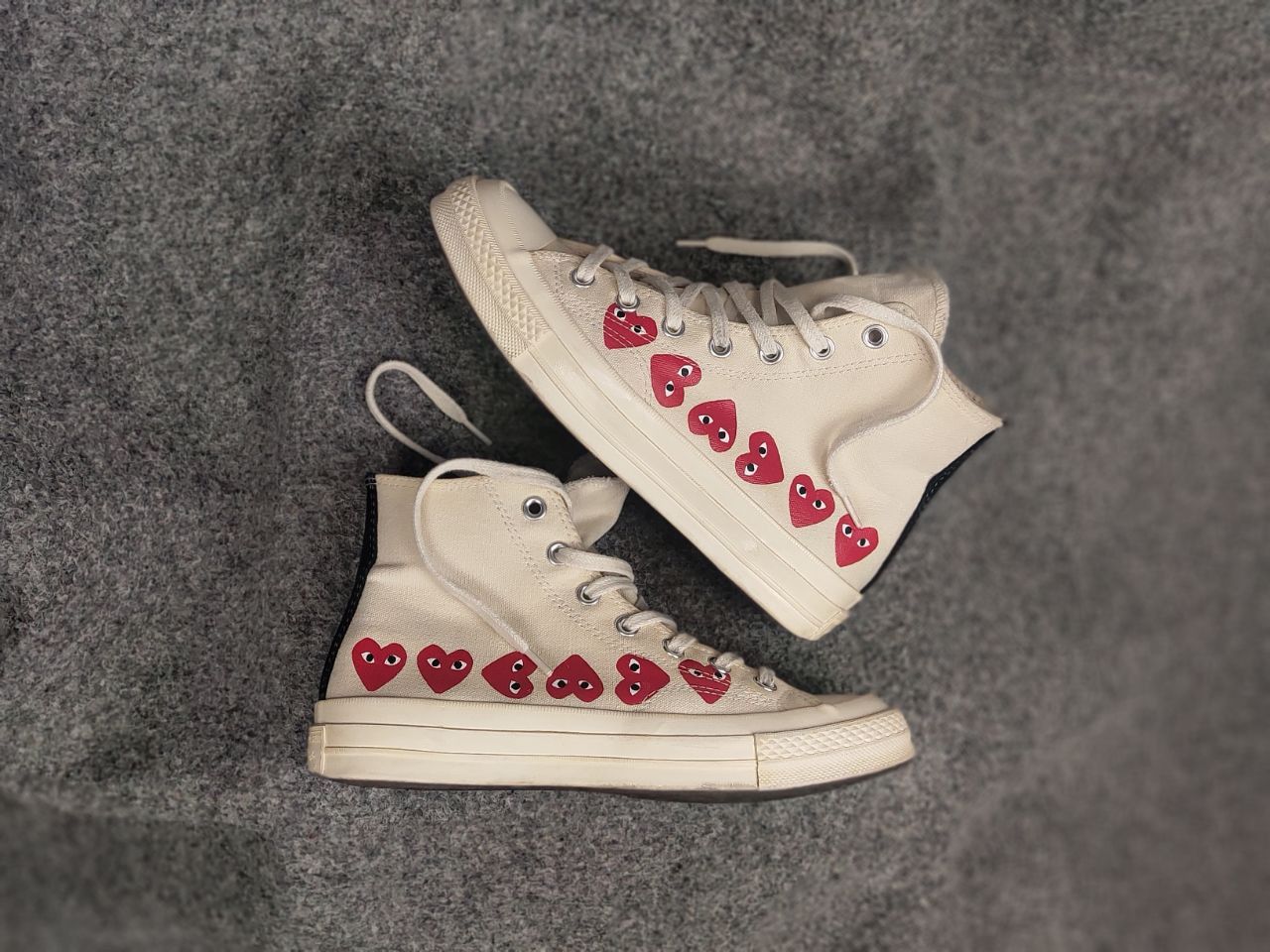 Comme de garcon play converse All Star High Top Sneakers
