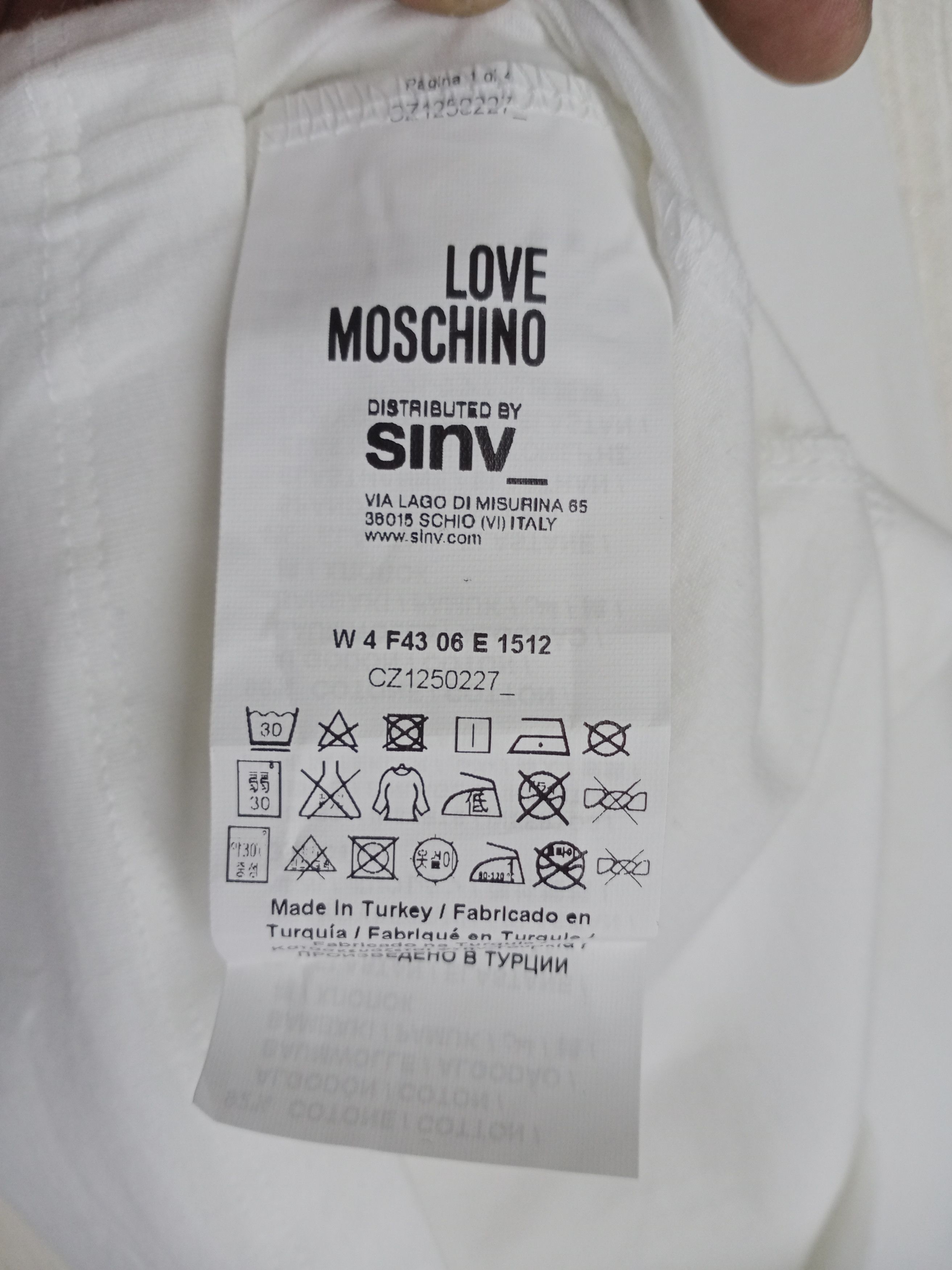 Love Moschino × Moschino Love Moschino Long Sleeve Tshirt Size XS / US 0-2 / IT 36-38 - 9 Thumbnail
