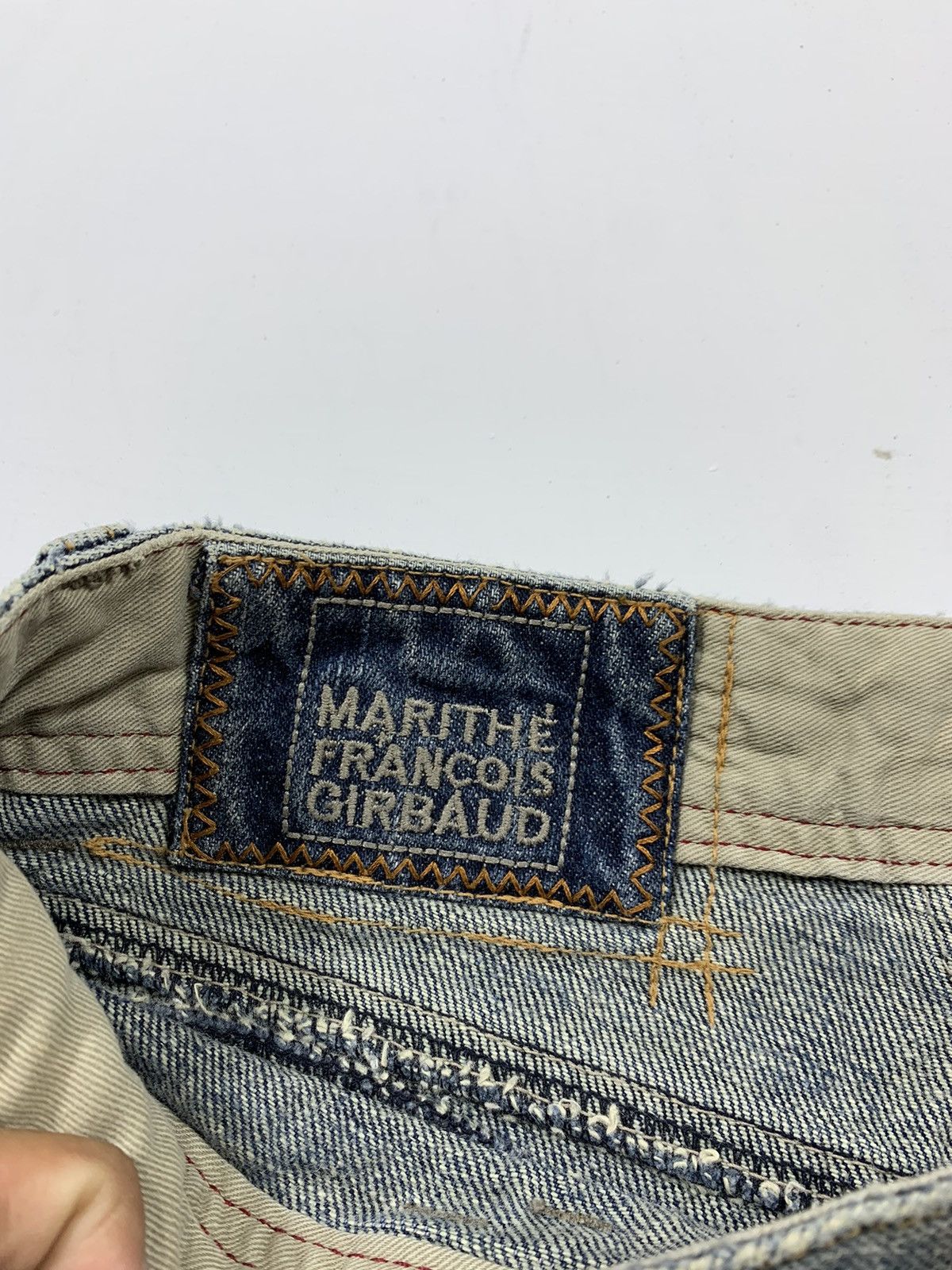 Marithe + Francois Girbaud Vintage japanese MFG distressed jeans Size US 29 - 4 Thumbnail