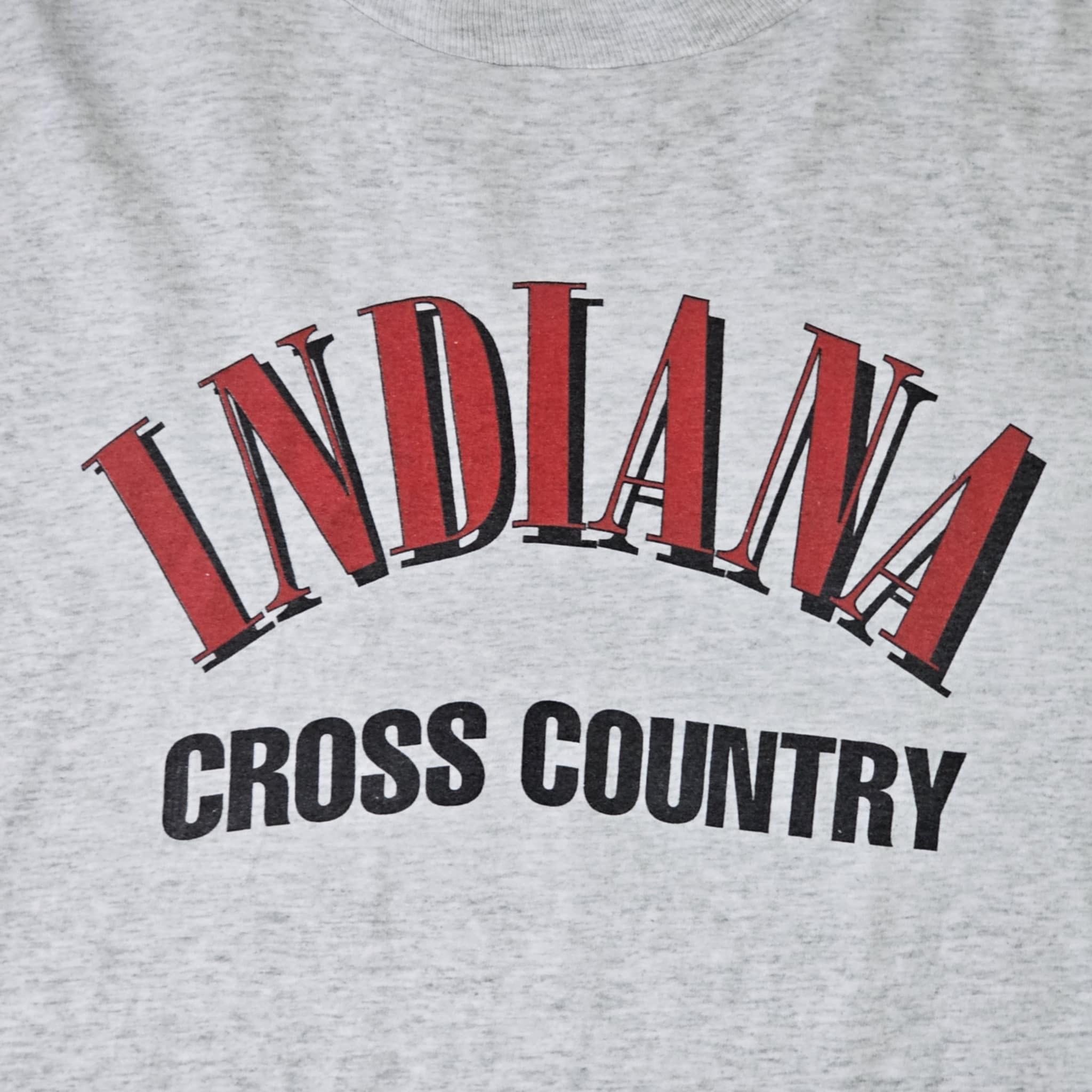 Fruit Of The Loom × Vintage Indiana Hoosiers 90s Cross Country Long Sleeve T-Shirt Size US XL / EU 56 / 4 - 2 Thumbnail