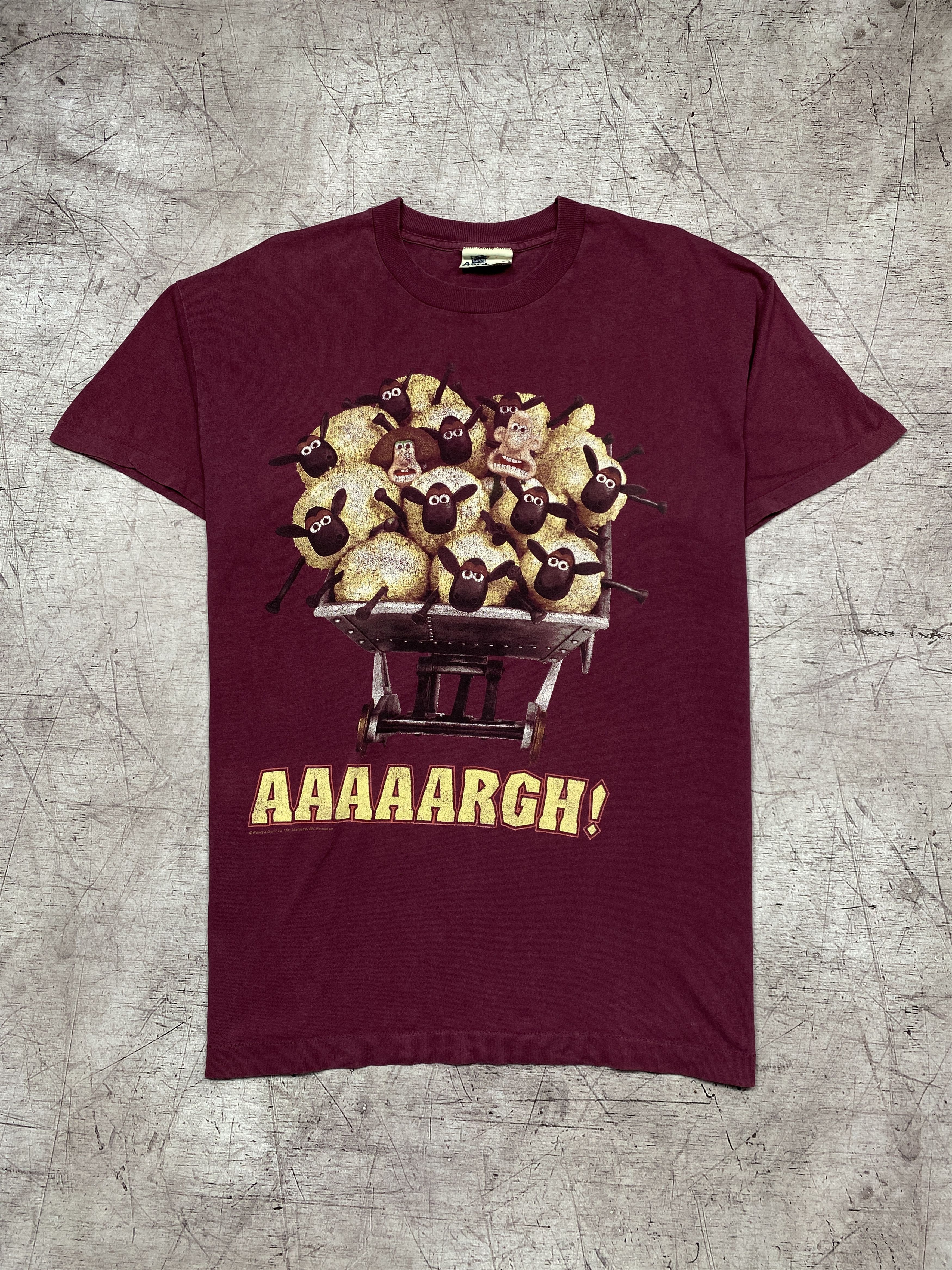 Cartoon Network × Vintage Wallace & Gromit 1989 Vintage Mens T-Shirt Size US L / EU 52-54 / 3 - 1 Thumbnail