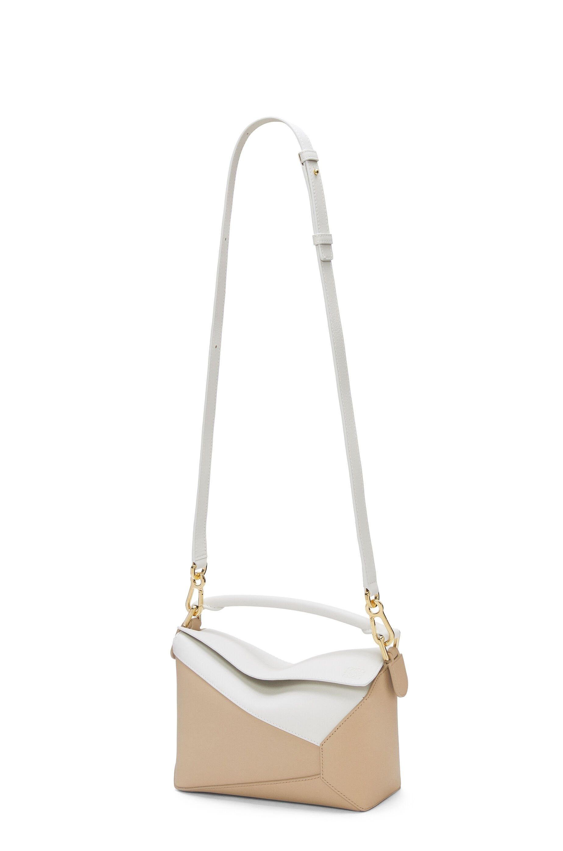 Loewe o1in1g0426 Size: OS / Small Puzzle Bag in Beige/White Size ONE SIZE - 8 Thumbnail