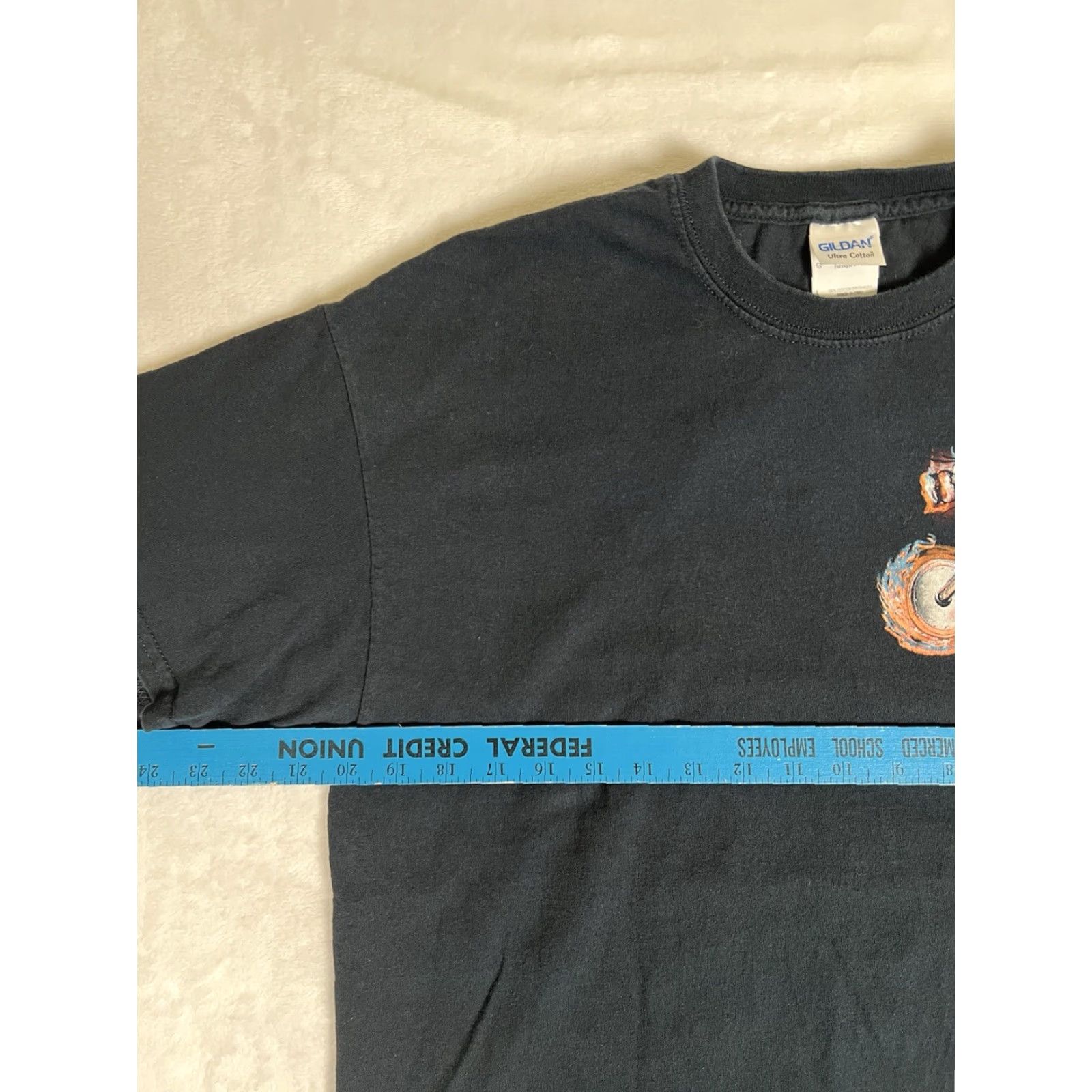 Gildan VINTAGE Deadwood South Dakota Black Hills Rally T-Shirt L Biker Motorcycle Mens Black 90s Y2K Size US L / EU 52-54 / 3 - 5 Thumbnail