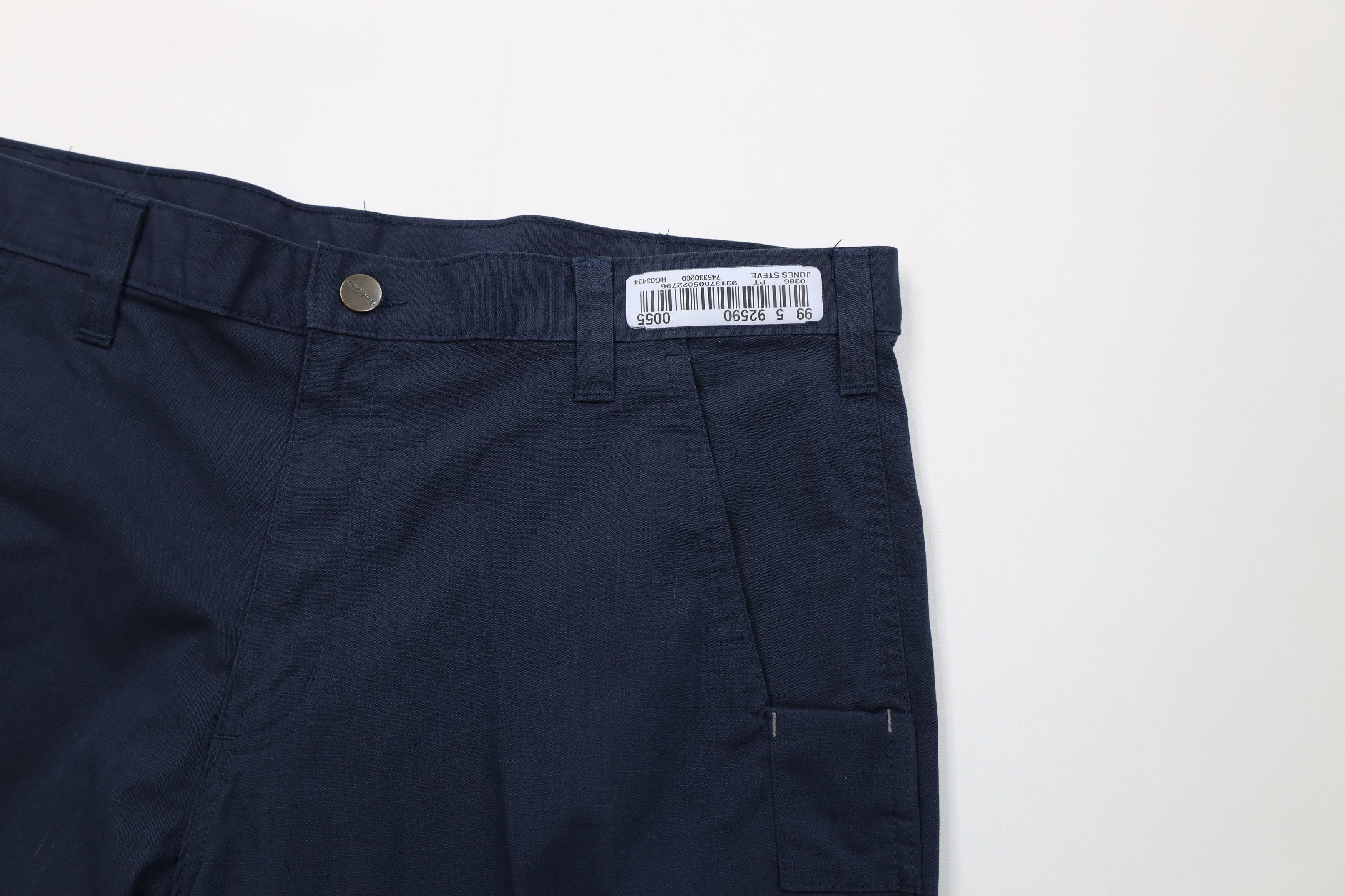 Carhartt Vintage Y2K Carhartt Fit Wide Leg Dungaree Pants Blue Size US 34 / EU 50 - 7 Thumbnail