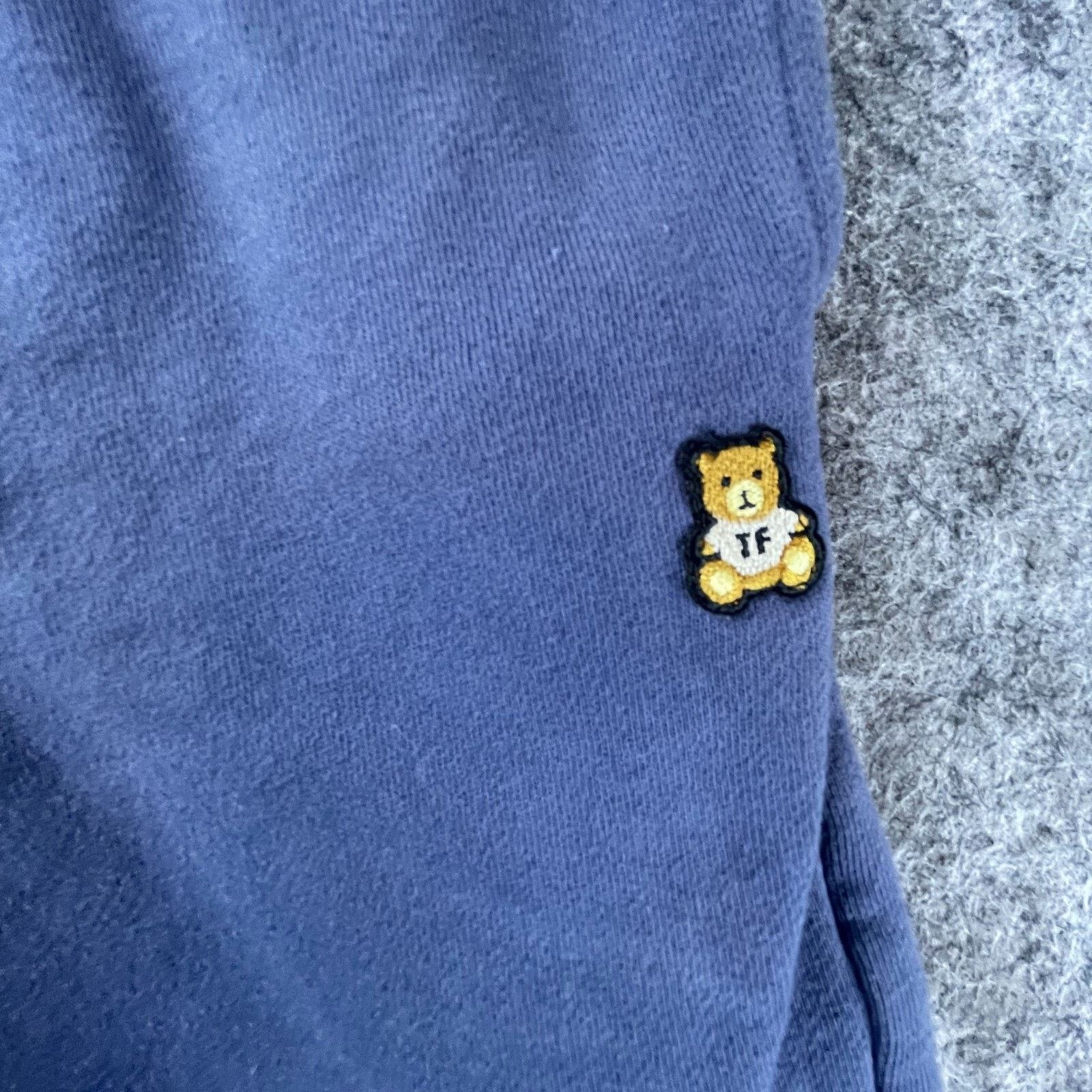 Teddy Fresh Teddy Fresh Sweat Shorts Extra Small Blue Cotton Embroidered Size US 26 / EU 42 - 2 Thumbnail