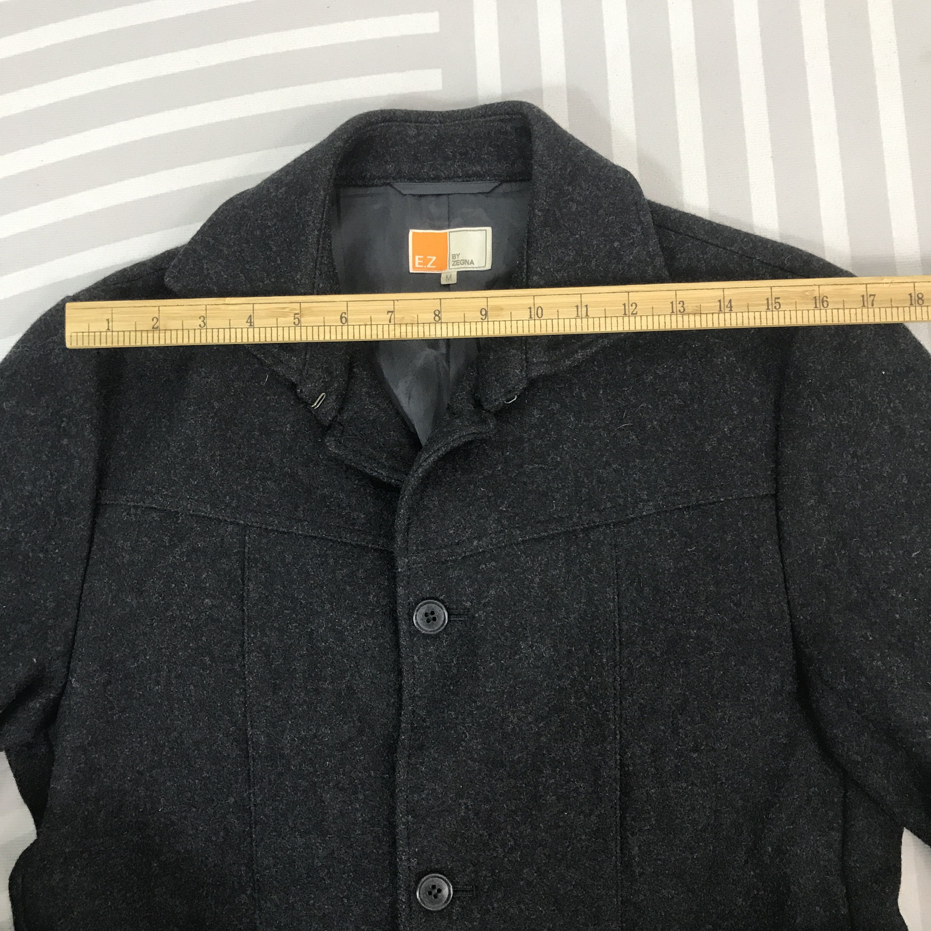 Z Zegna Vintage E.Z By Zgna Wool Button Jacket Size US M / EU 48-50 / 2 - 5 Thumbnail