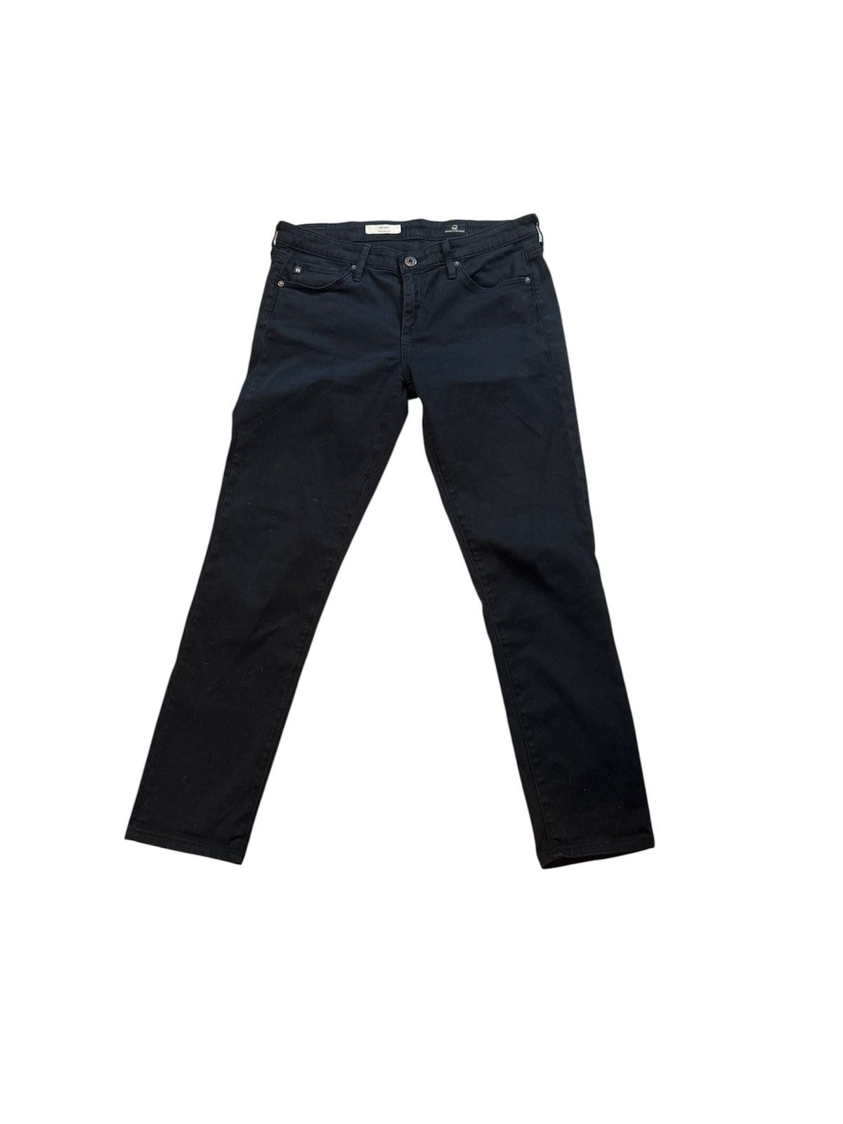 AG Adriano Goldschmied Adriano Goldschmied Jeans Womens 28R Black Denim Size 28" / US 6 / IT 42 - 2 Thumbnail