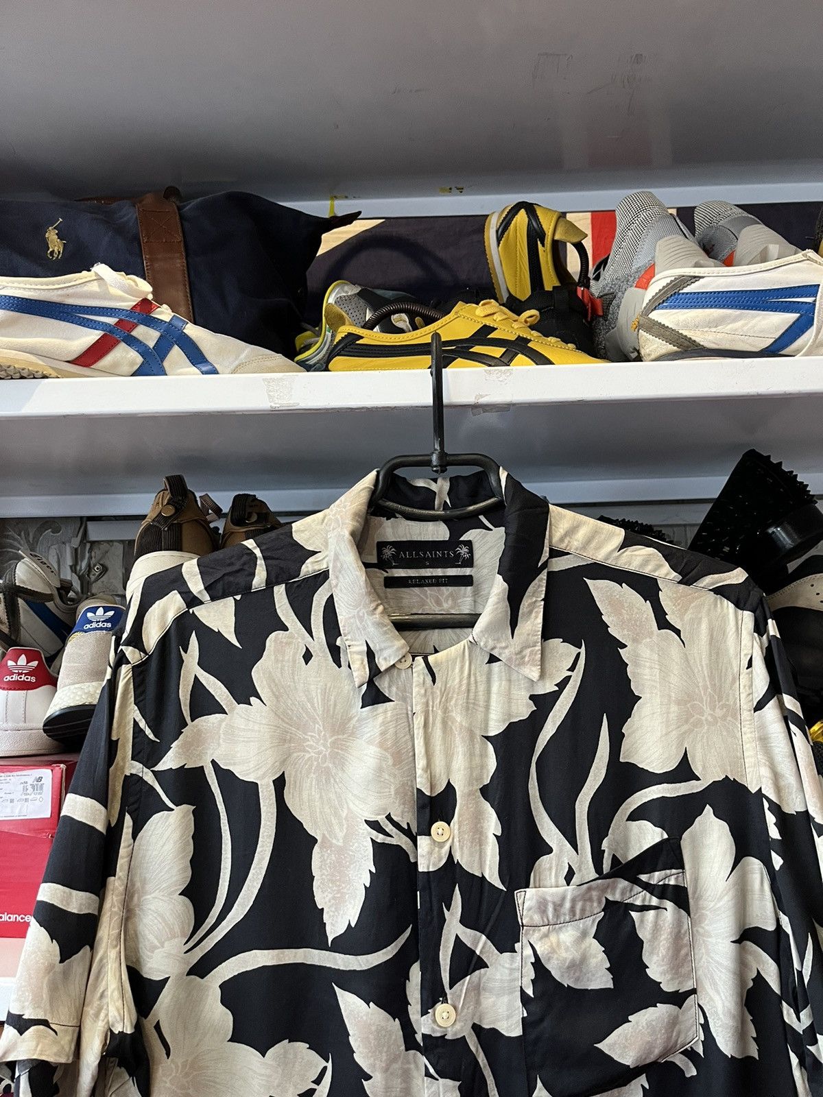 Allsaints Vintage Allsaints Viscose Y2K Hawaii Shirt Size US S / EU 44-46 / 1 - 3 Thumbnail