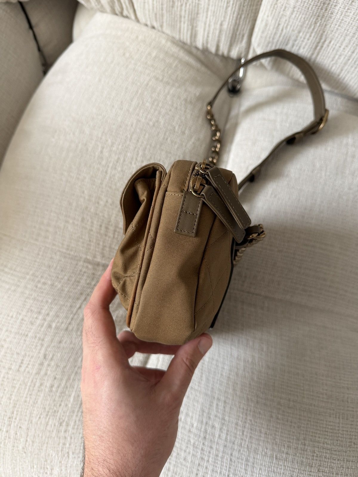 Chanel 20C Cruise Collection Belted Khaki Green / Brown Waist Bag Size ONE SIZE - 12 Thumbnail