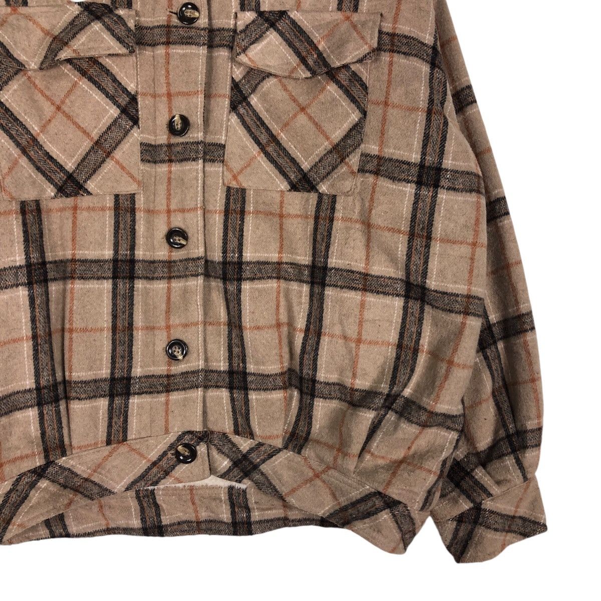 Flannel 📌Vintage Flannel Jacket Tartan Private Pause Issey Miyake Size US L / EU 52-54 / 3 - 6 Thumbnail