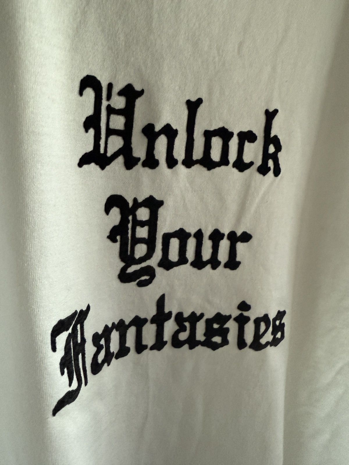 Celine × Hedi Slimane FW19 Celine Unlock Your Fantasies White T-Shirt XXL Size US XXL / EU 58 / 5 - 3 Thumbnail