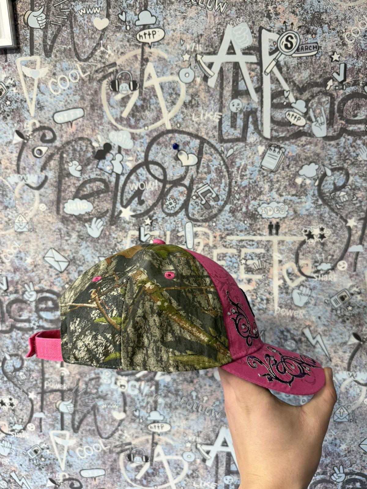 Realtree Vintage Mossy Oak Realtree cap Size ONE SIZE - 3 Thumbnail