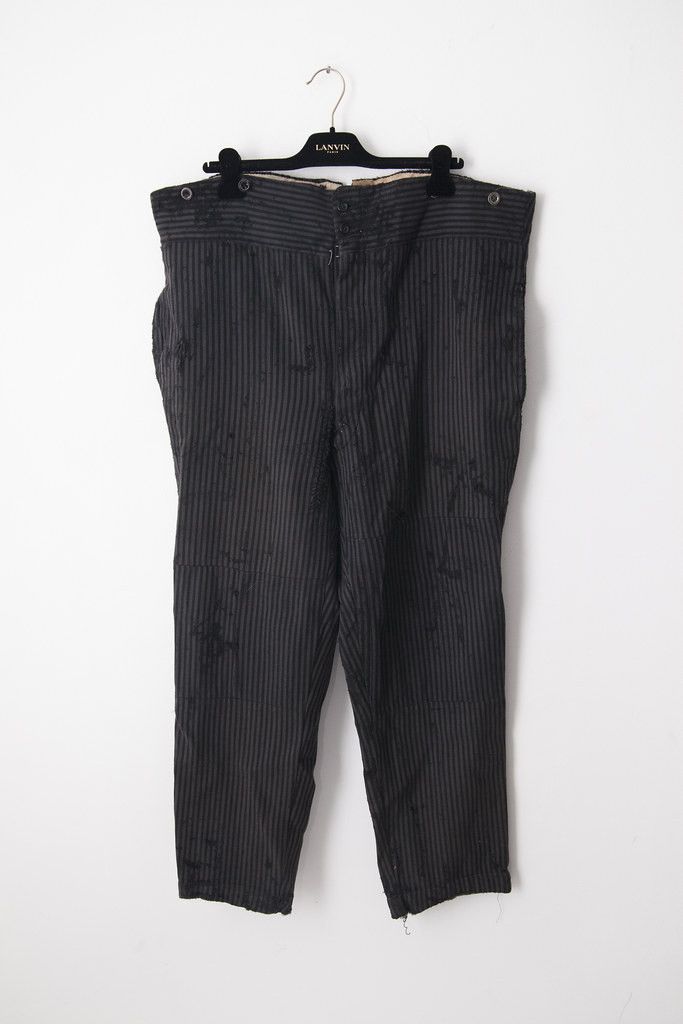 Vintage 1940's destroyed French work pants Size US 38 / EU 54 - 1 Thumbnail