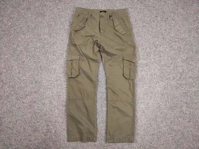 Japanese Brand Vintage 90's Japanese Bondage Military Olive Cargo Pants Size US 34 / EU 50 - 5 Thumbnail