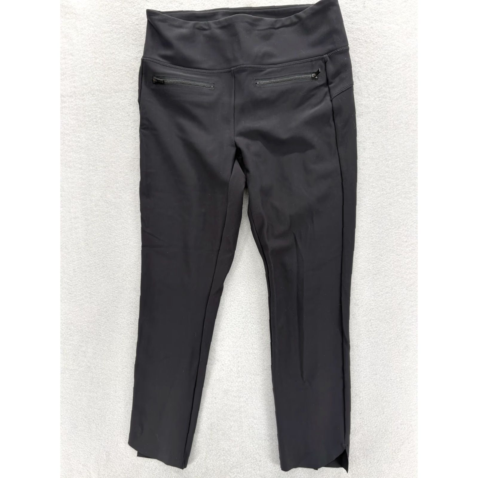 Athleta Athleta Stellar Crop Pants Womens Medium Black Stretch Euroluxe Pull On Gym Yoga Size 32" / US 10 / IT 46 - 2 Thumbnail