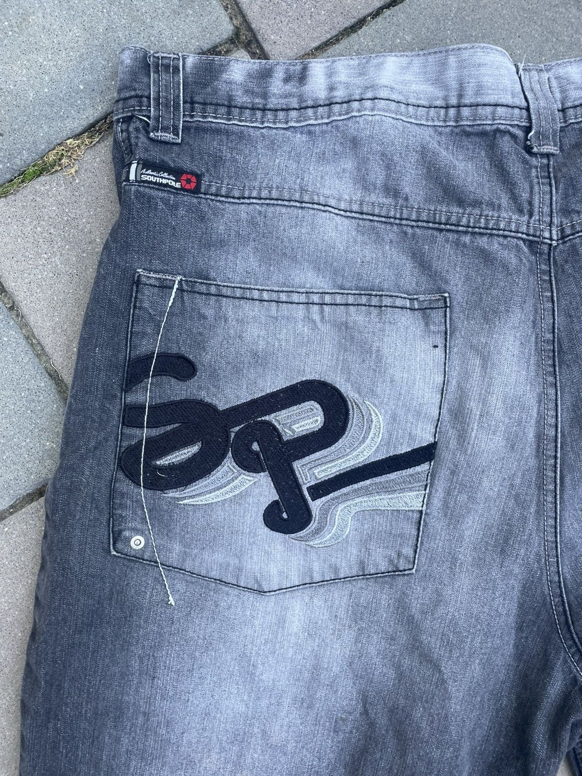Southpole Vintage Southpole Jean Shorts Grey Y2K Streetwear Size US 42 / EU 58 - 1 Thumbnail