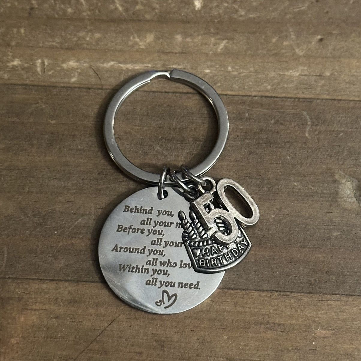 Other 50th Birthday keyring Size ONE SIZE - 3 Thumbnail