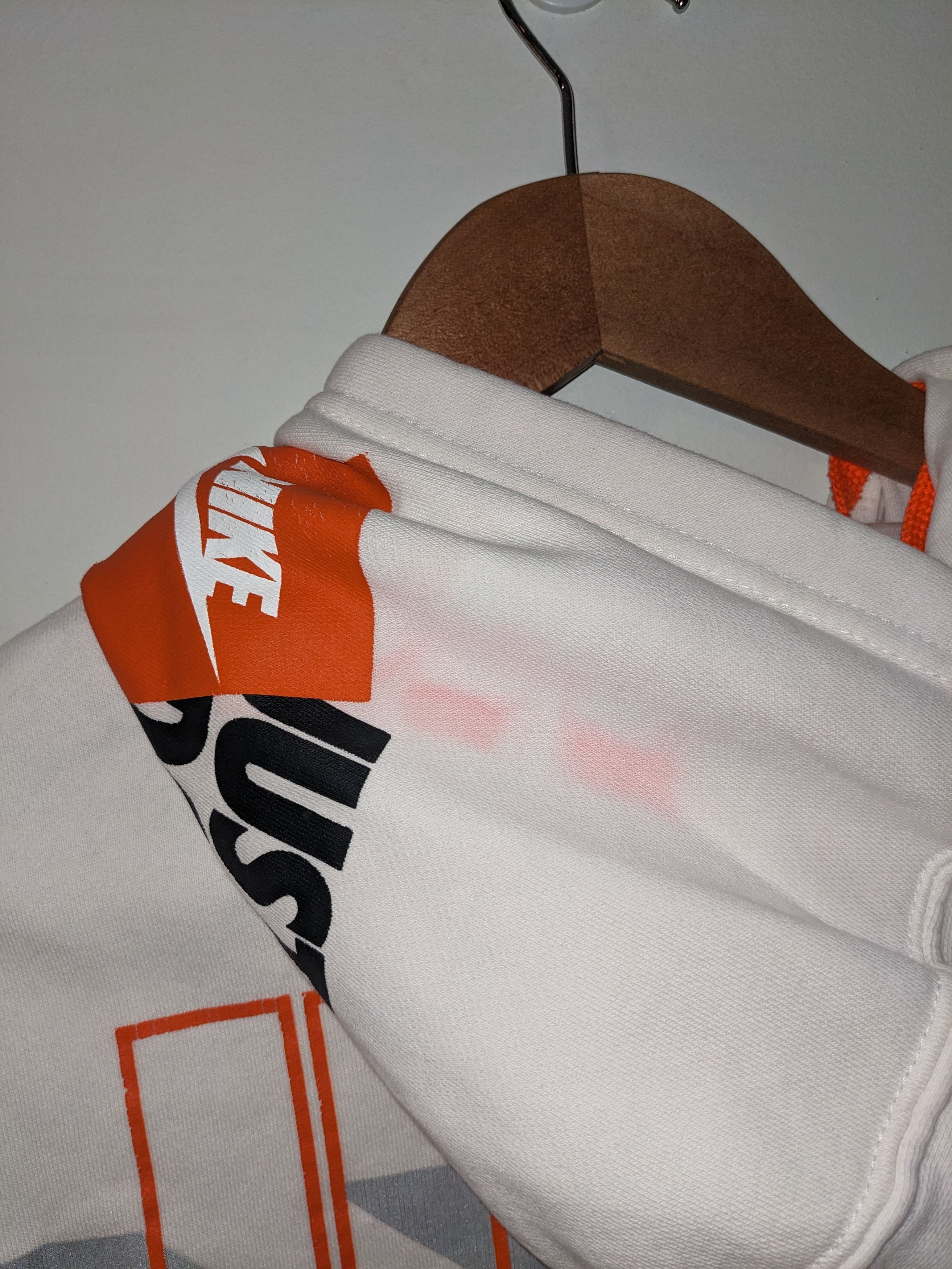 Designer × Nike Vintage 2010's Nike Off-White Inspired Beige Small Hoodie Size US S / EU 44-46 / 1 - 11 Thumbnail