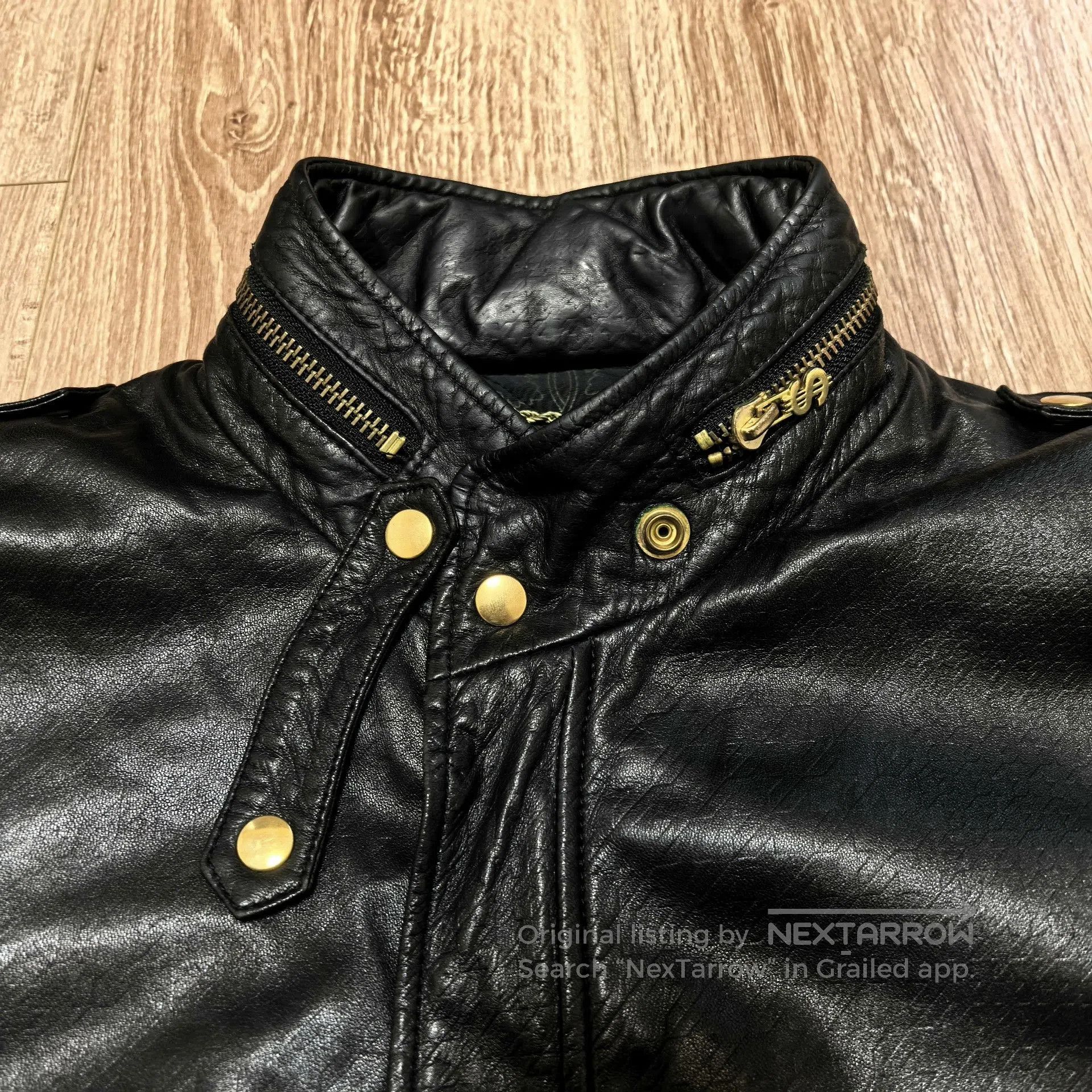 Swagger Swagger Sheepskin Motorcycle Leather Jacket. Size US L / EU 52-54 / 3 - 5 Thumbnail