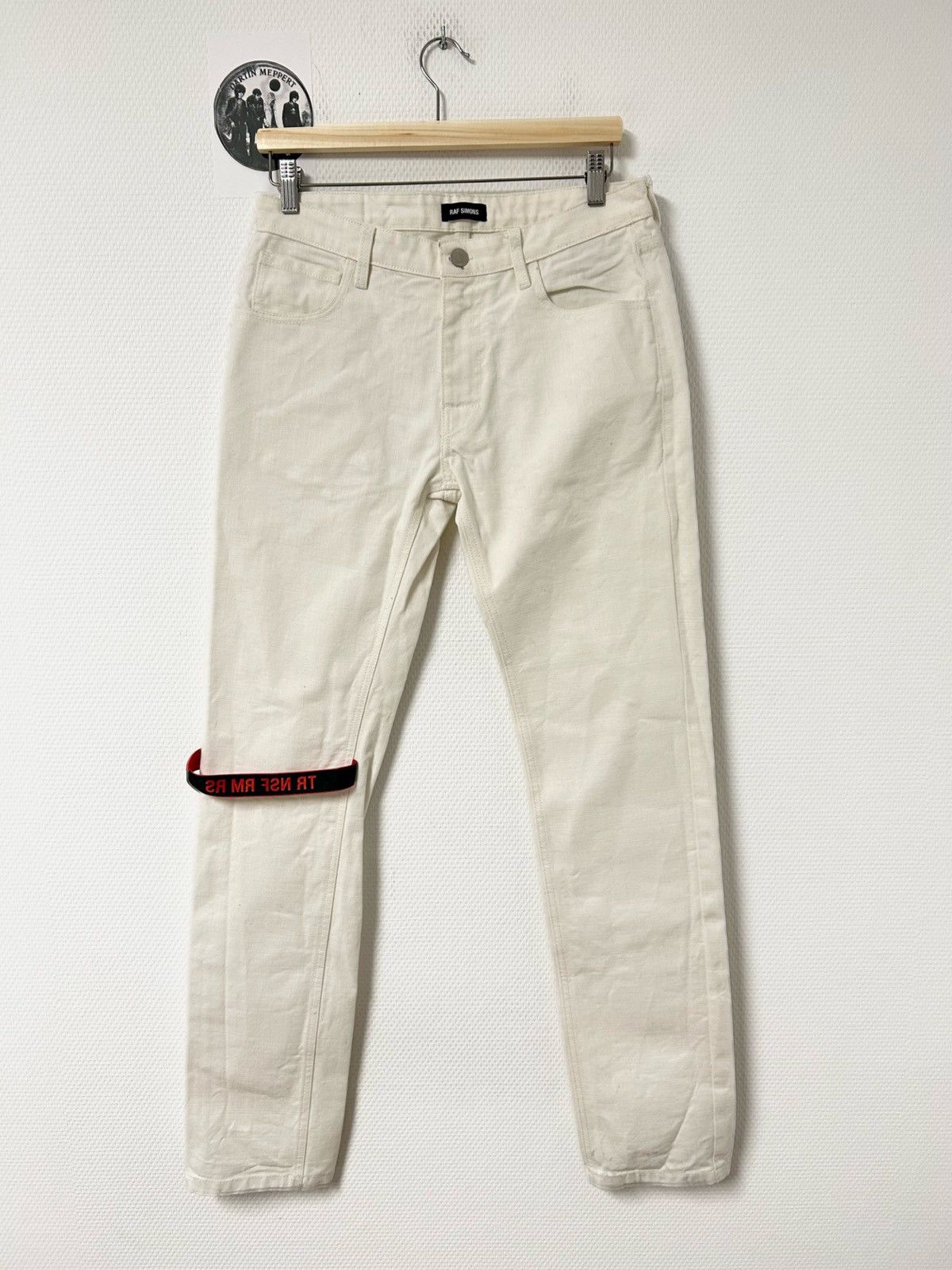 Raf Simons SS2019 RS Strap Denim Pants Size US 30 / EU 46 - 1 Thumbnail