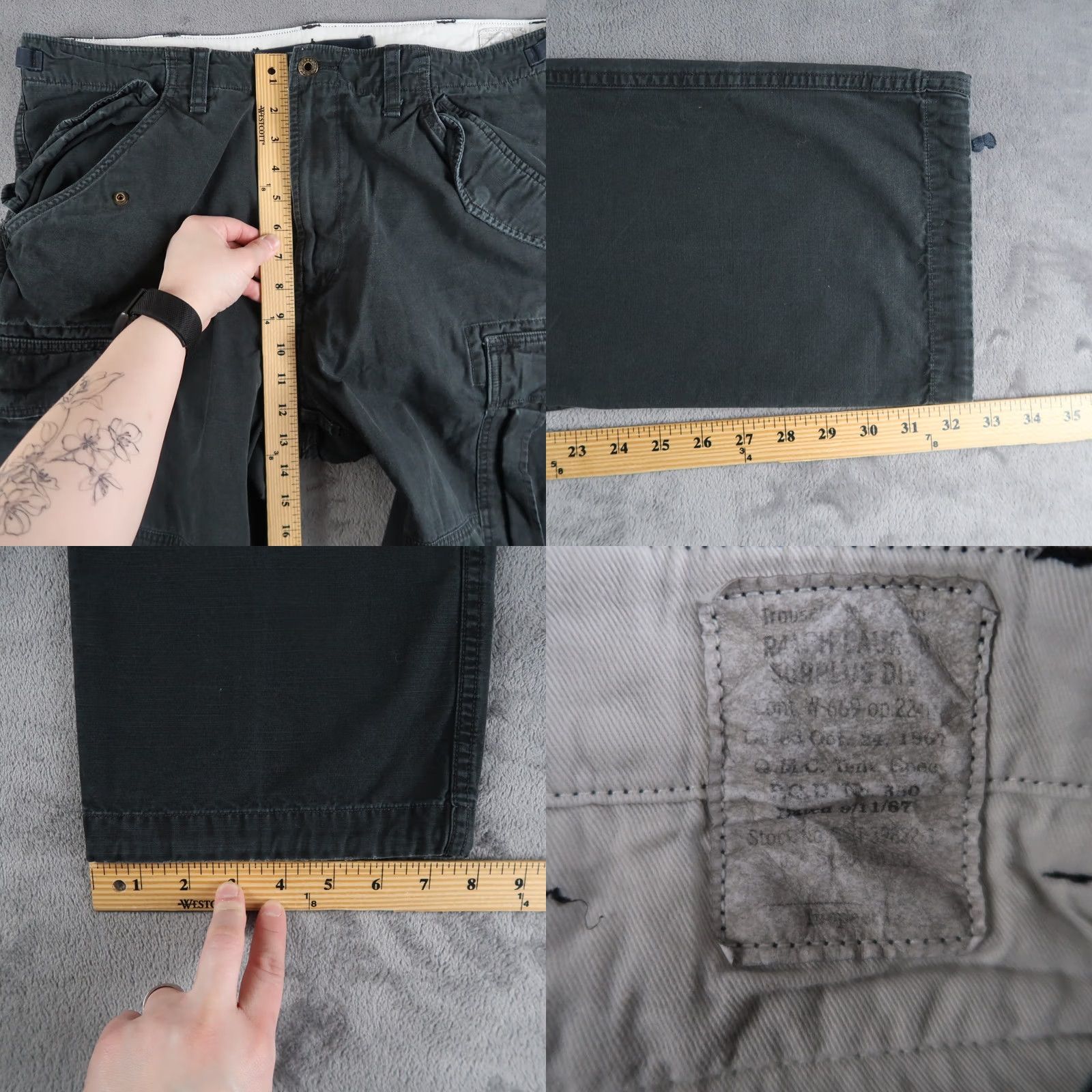 Polo Ralph Lauren Polo Ralph Lauren Pants 36X36 Cargo Surplus Utility Chino Military Pocket Cargo Straight Size US M / EU 48-50 / 2 - 8 Thumbnail