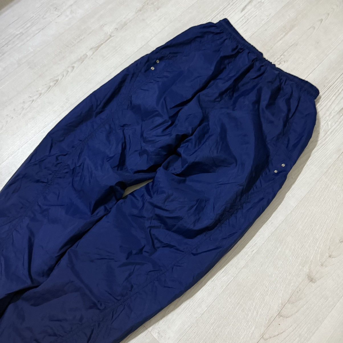 Nike Nike Vintage TrackPants 32 Nylon Streetwear Drill DarkBlue Size US 32 / EU 48 - 12 Thumbnail