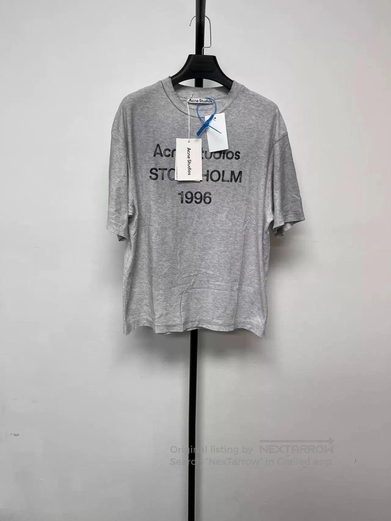 Acne Studios Acne Studios 1996 Logo Print Crewneck T-Shirt. Size XXS / US 00 / IT 34 - 1 Thumbnail