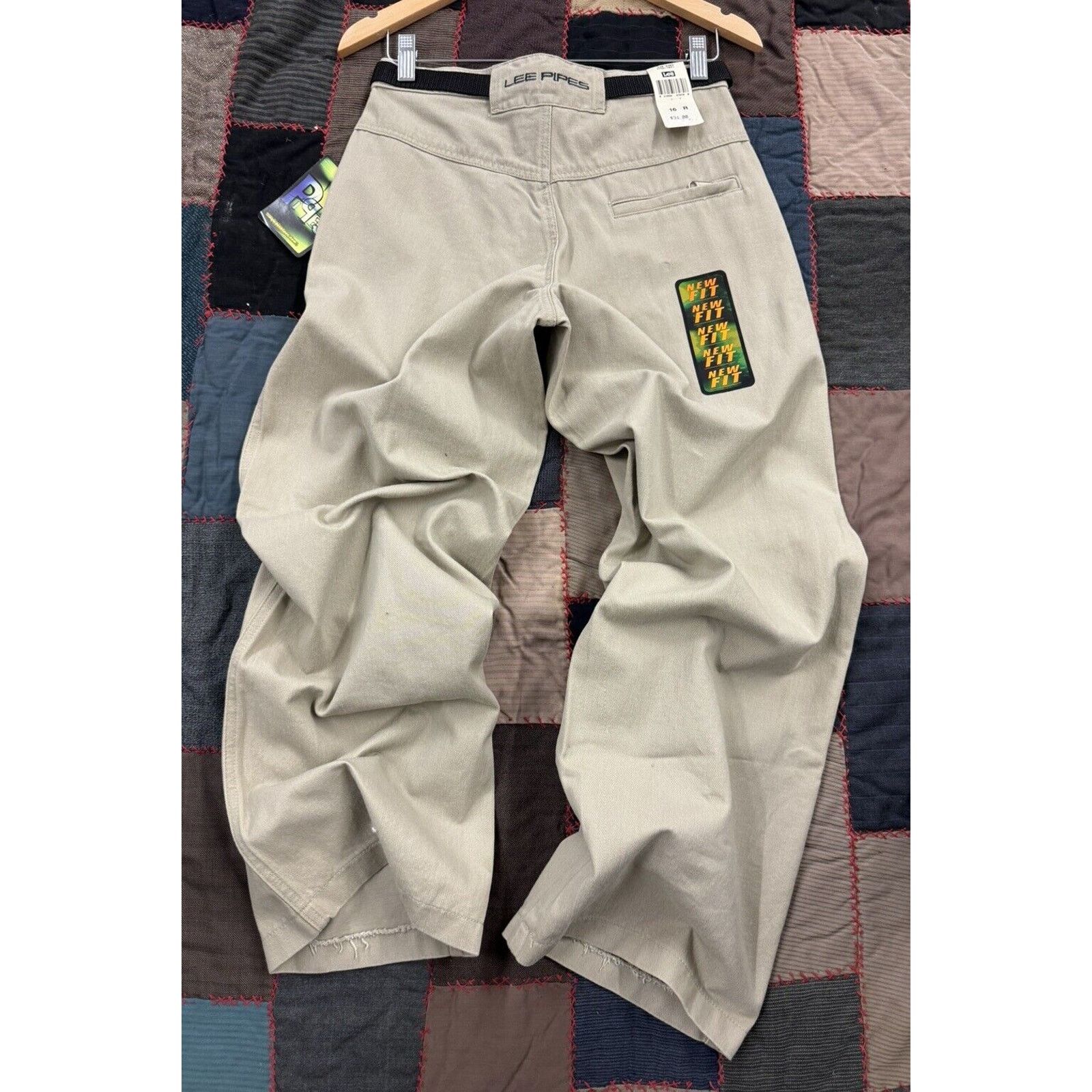 Lee Vintage Deadstock 90s Skater Baggy Lee Pipes Men’s W28 X L30 Size US 28 / EU 44 - 2 Thumbnail