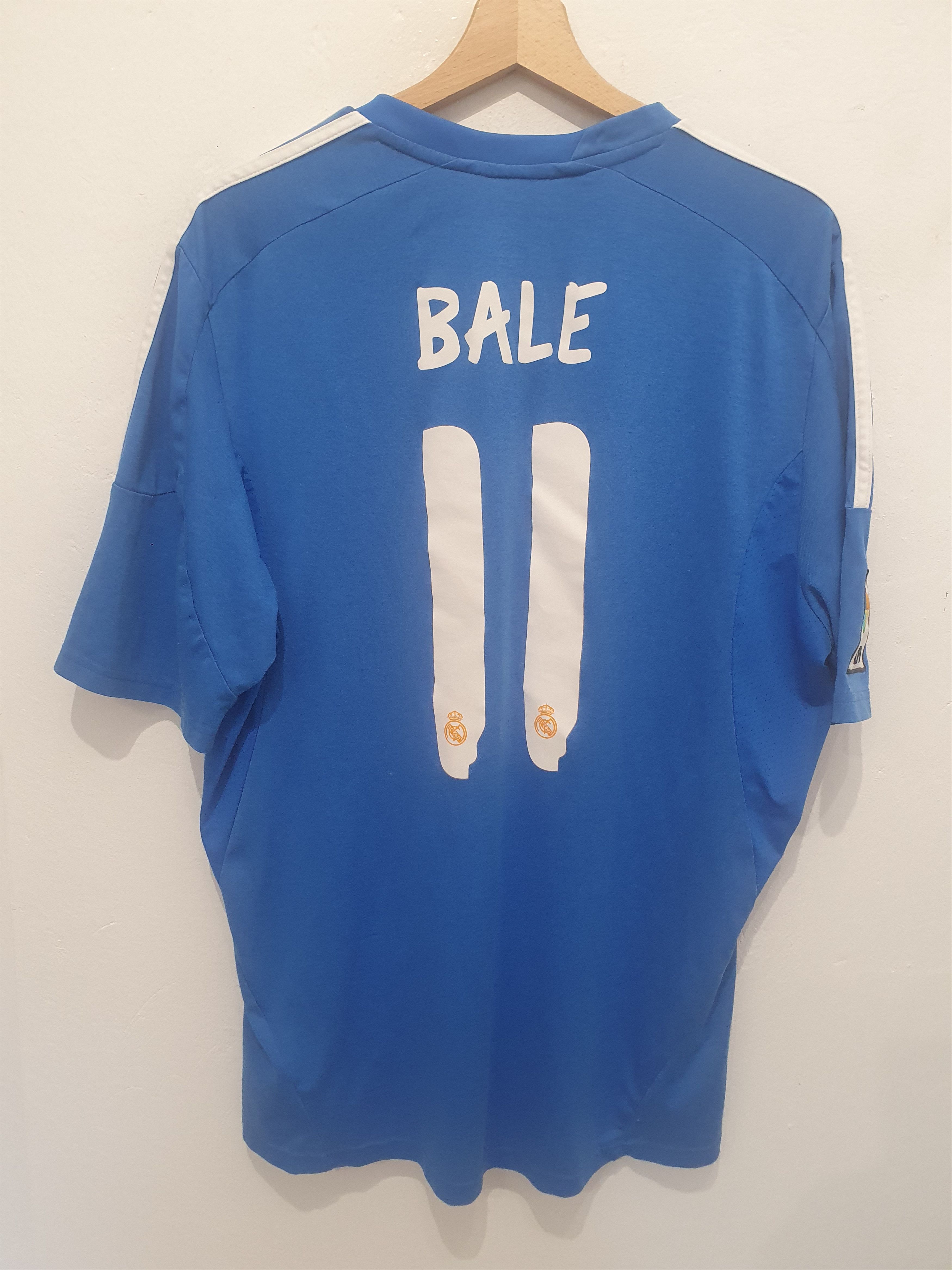 BALE REAL MADRID 2013 2014 ADIDAS SIZE L JERSEY SHIRT