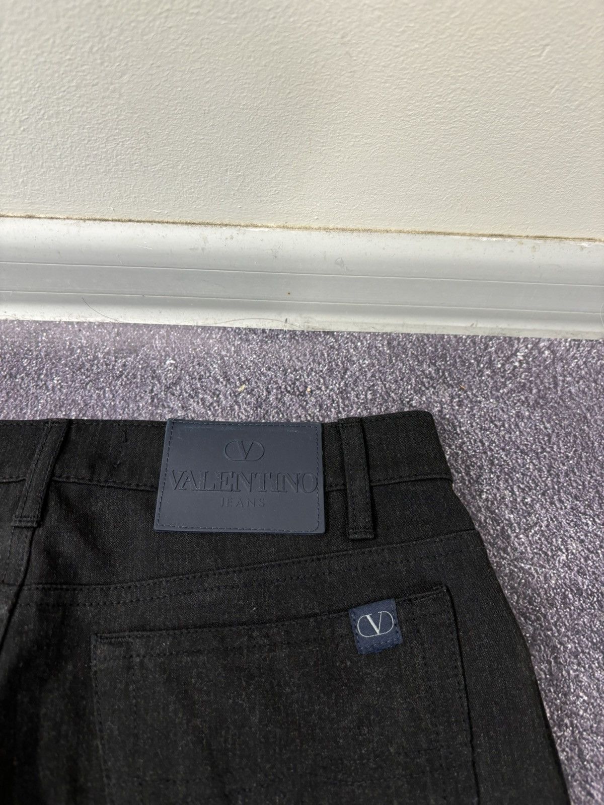 Valentino Vintage Valentino Women’s Straight Fit Black Pants Trousers Size 30" / US 8 / IT 44 - 16 Thumbnail