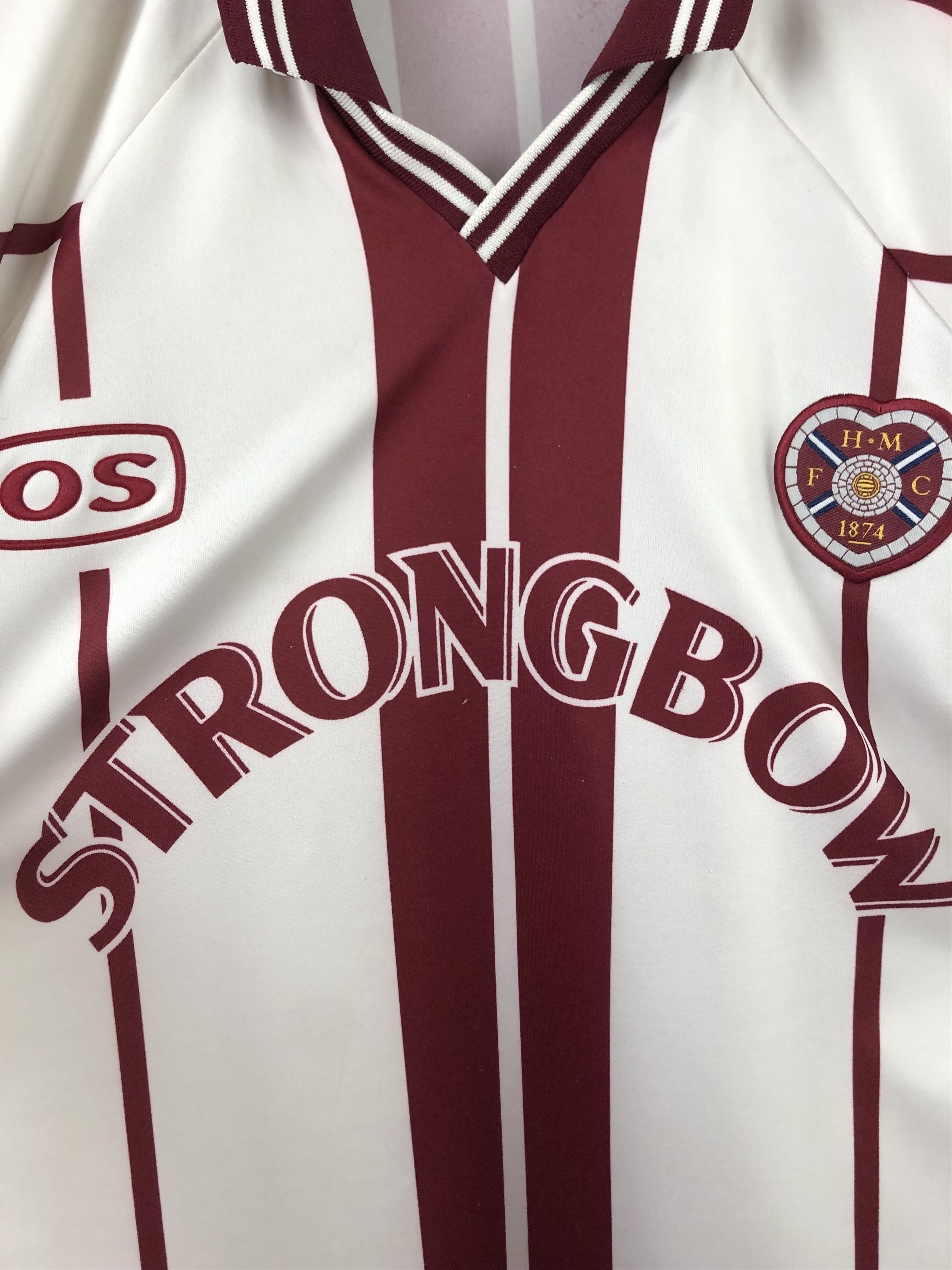 Vintage Heart Of Midlothian football shirt 1999 Soccer Jersey Rare Size US M / EU 48-50 / 2 - 7 Thumbnail