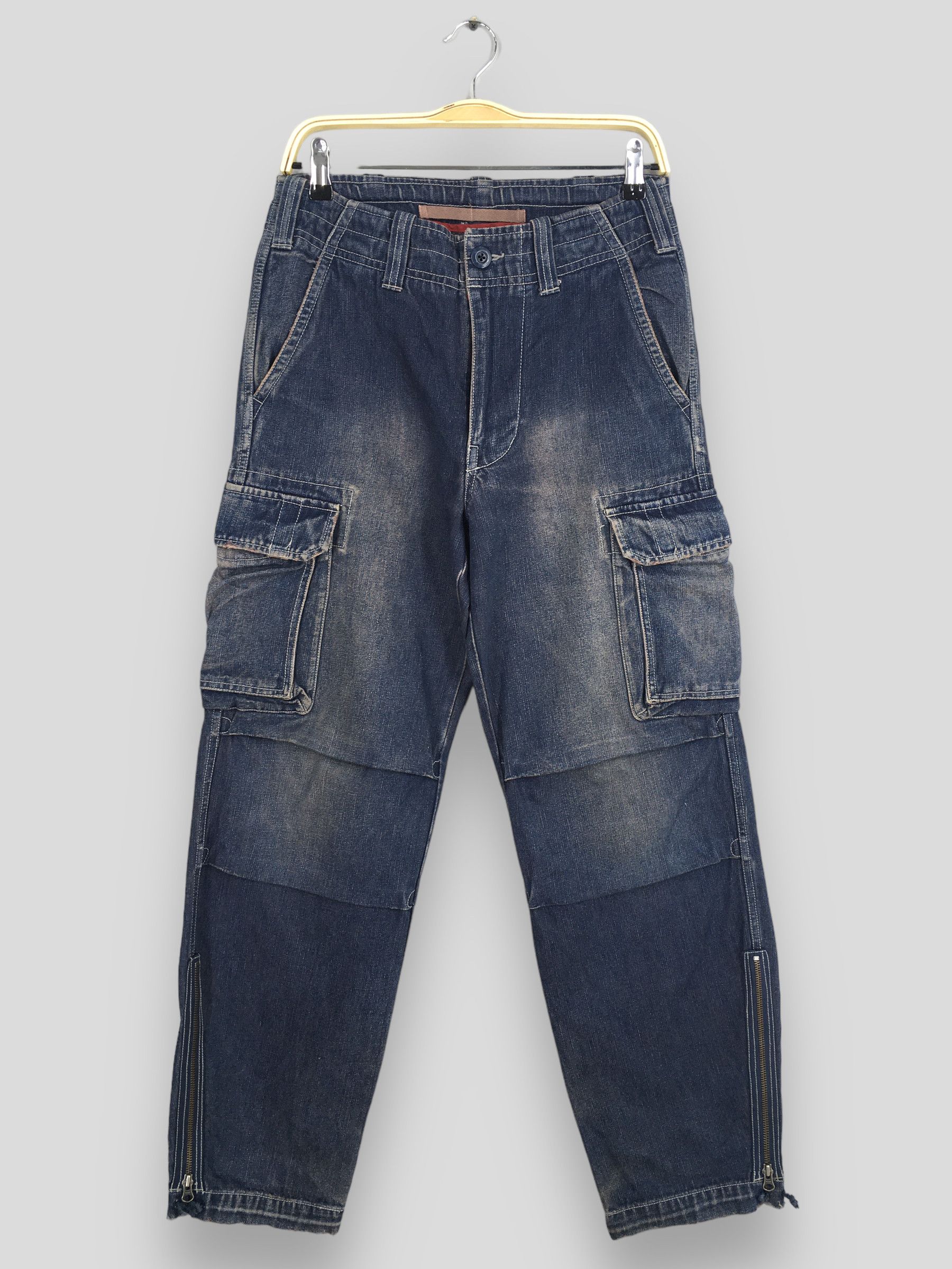 Hobo Size 29x30 Japanese 291295 Homme Cargo Carpenter Pants S674 Size US 29 - 1 Thumbnail