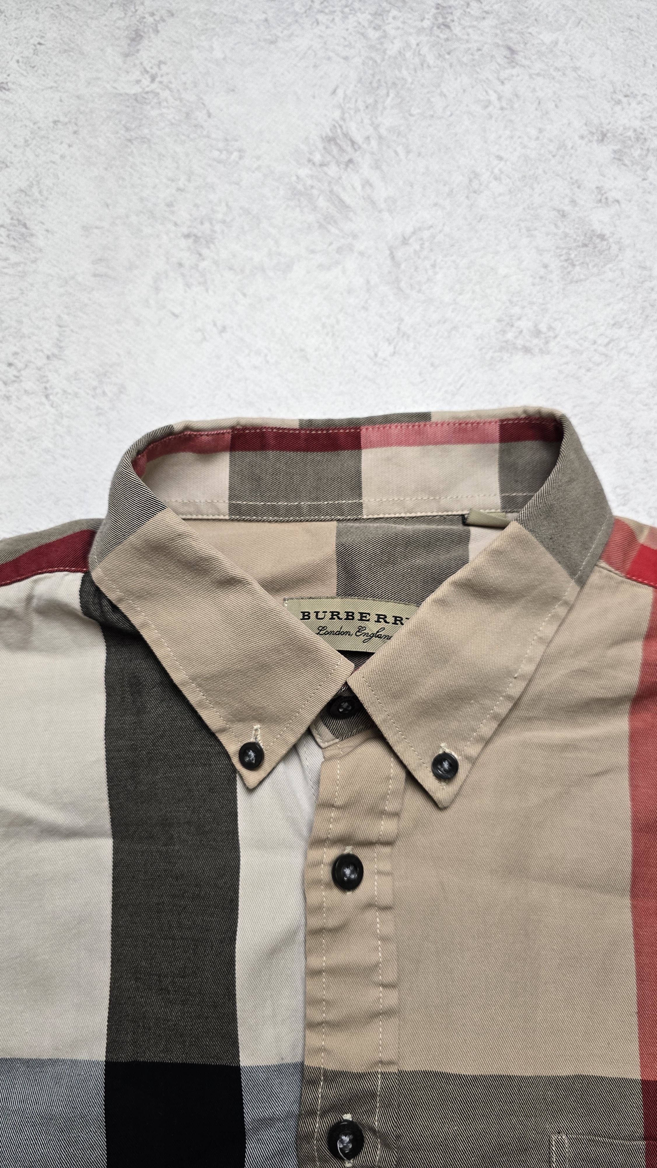 Burberry Burberry Nova Check Shirt Button Down Designer Luxury Size US XL / EU 56 / 4 - 11 Thumbnail