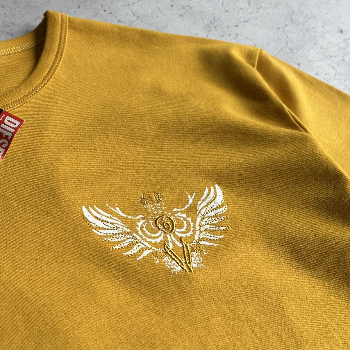 Diesel Vintage y2k Diesel Embroidered Logo Tee Size US L / EU 52-54 / 3 - 8 Thumbnail