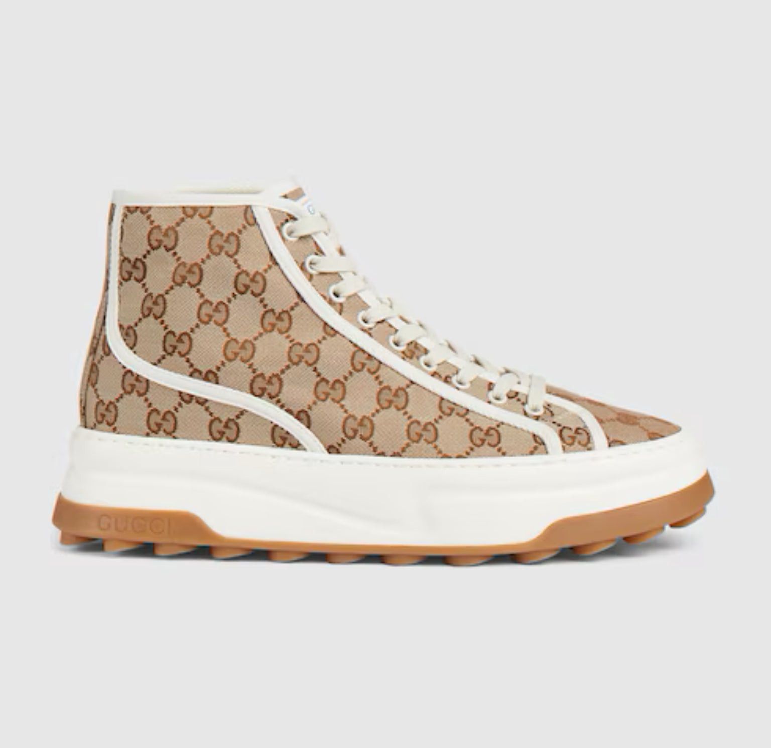 Gucci Gucci GG High Top Sneakers SIZE 10.5 Size ONE SIZE - 1 Thumbnail