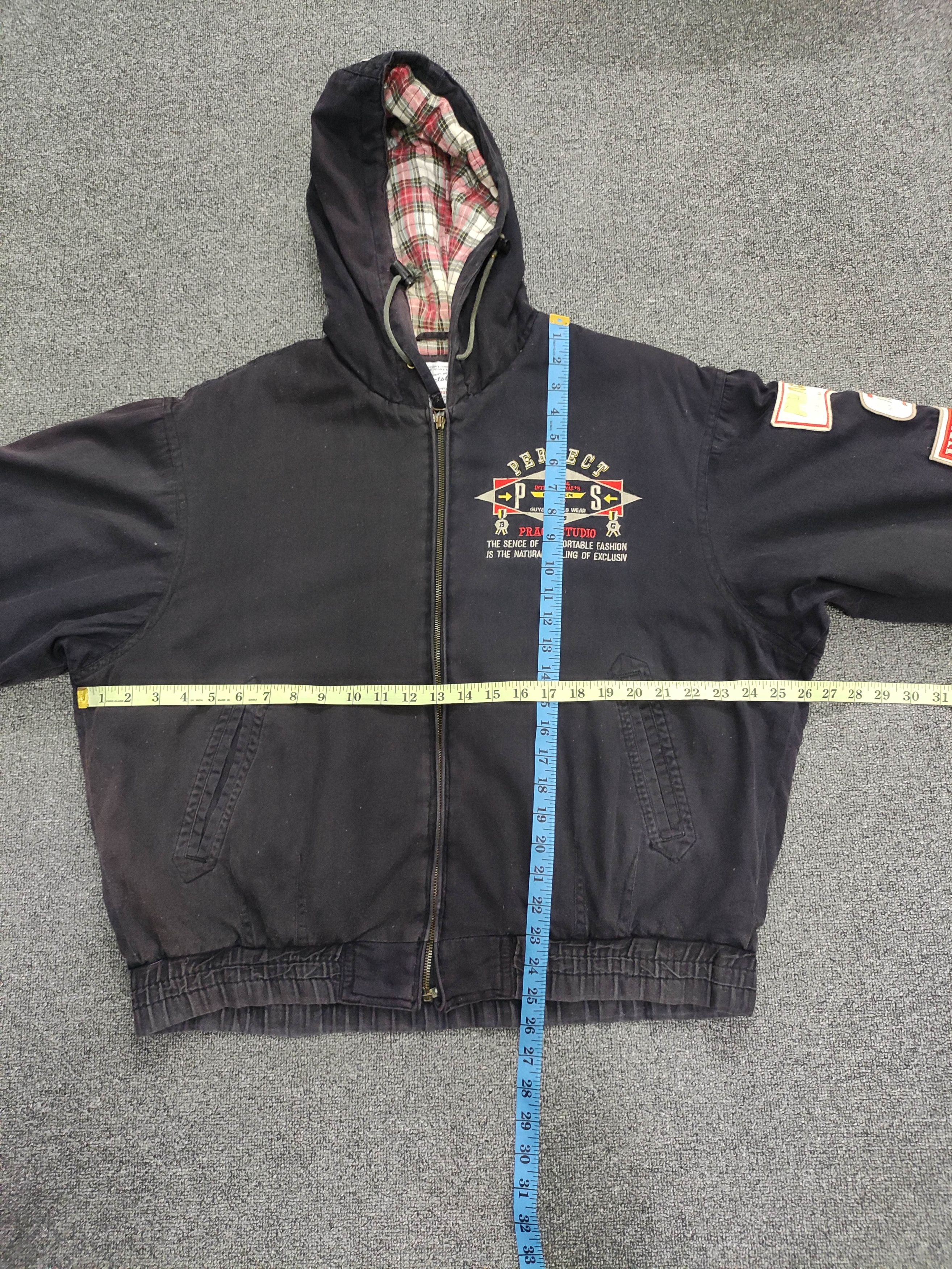 Vintage Vintage Pract Studio Patch Faded Jacket Hoodie Zipper Size US L / EU 52-54 / 3 - 16 Thumbnail