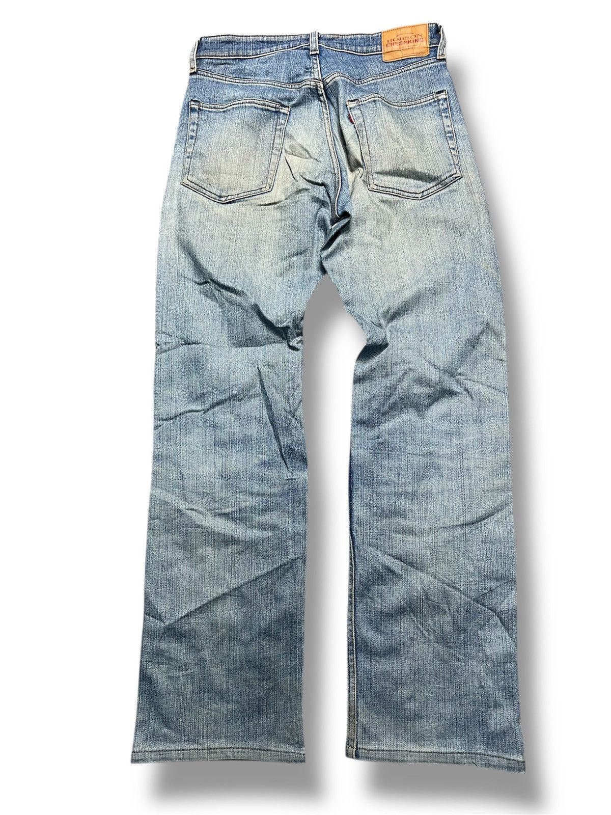 14th Addiction Vintage BOBSON CHESSKING Denim Jeans Straight Cut (41) Size US 31 - 2 Thumbnail