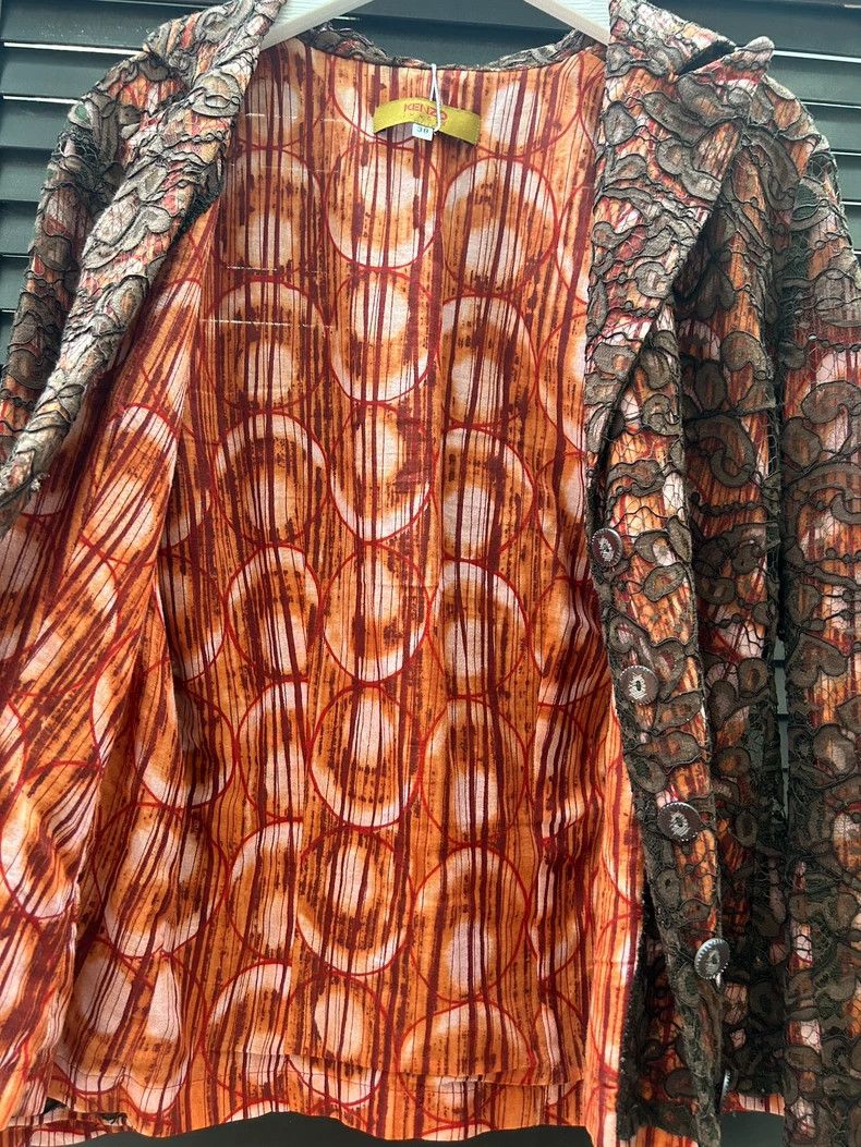 Kenzo Kenzo Floral lace vintage coat second-hand suit Size XS / US 0-2 / IT 36-38 - 5 Thumbnail
