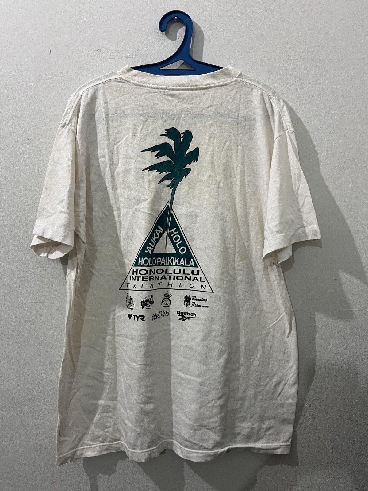 Reebok Vintage 90s HONOLULU MARATHON By Reebok Embroidered Logo Tee Size US M / EU 48-50 / 2 - 1 Thumbnail