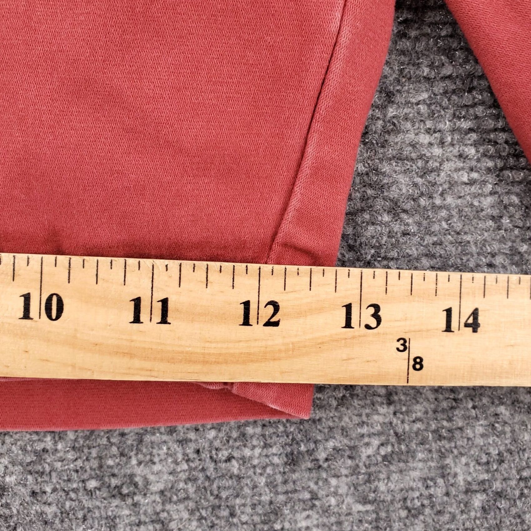 Lee Lee Shorts Mens 42 Red Chino Bermuda Flat Front Stretch Extreme Comfort Size US 42 / EU 58 - 3 Thumbnail