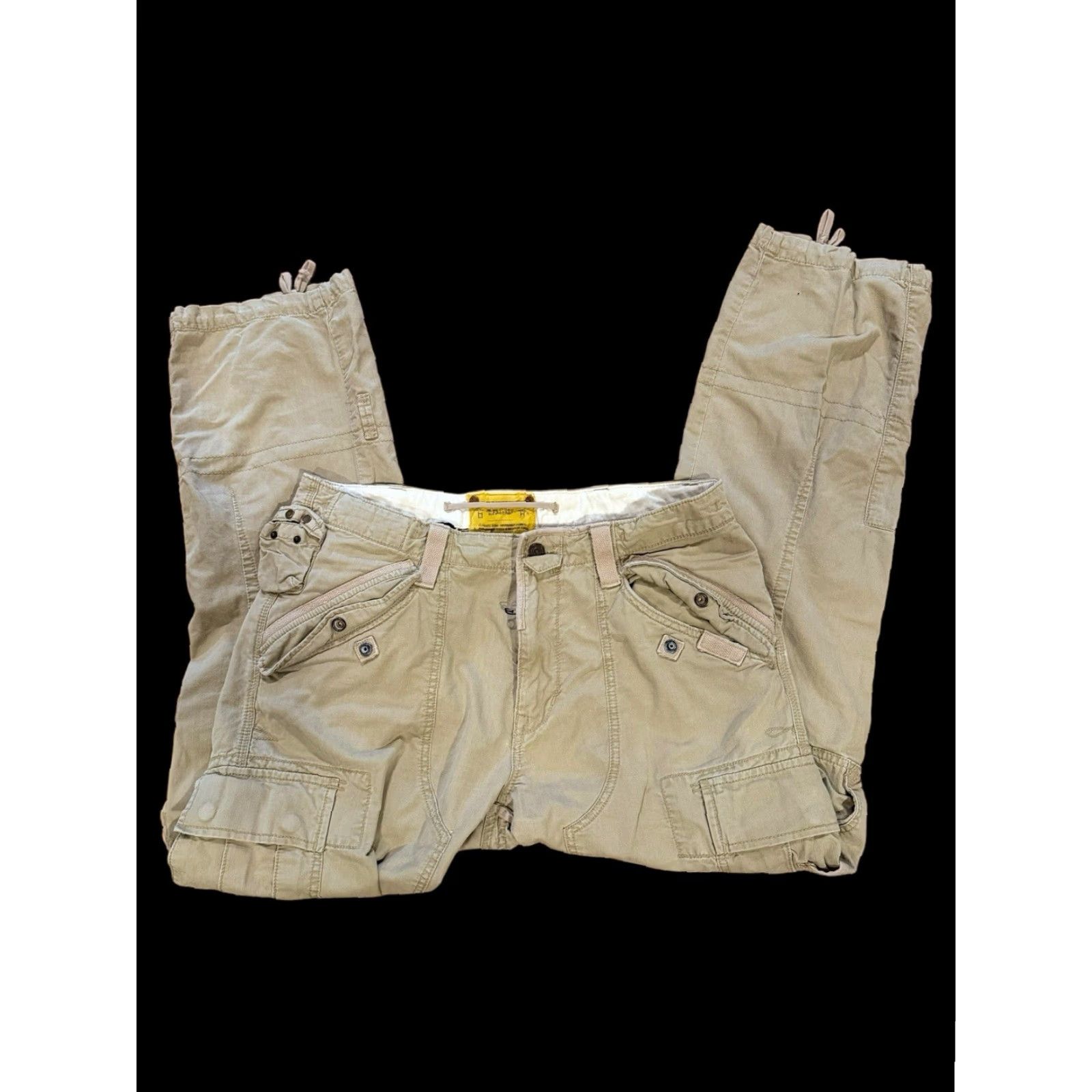 Polo Ralph Lauren VINTAGE Polo Ralph Lauren Paratrooper Cargo Pants Men 36x32 Beige Military Slim Pants Mens Beige Cargo Paratrooper Vintage Polo Ralph Lauren Pullover? Size US M / EU 48-50 / 2 - 6 Thumbnail